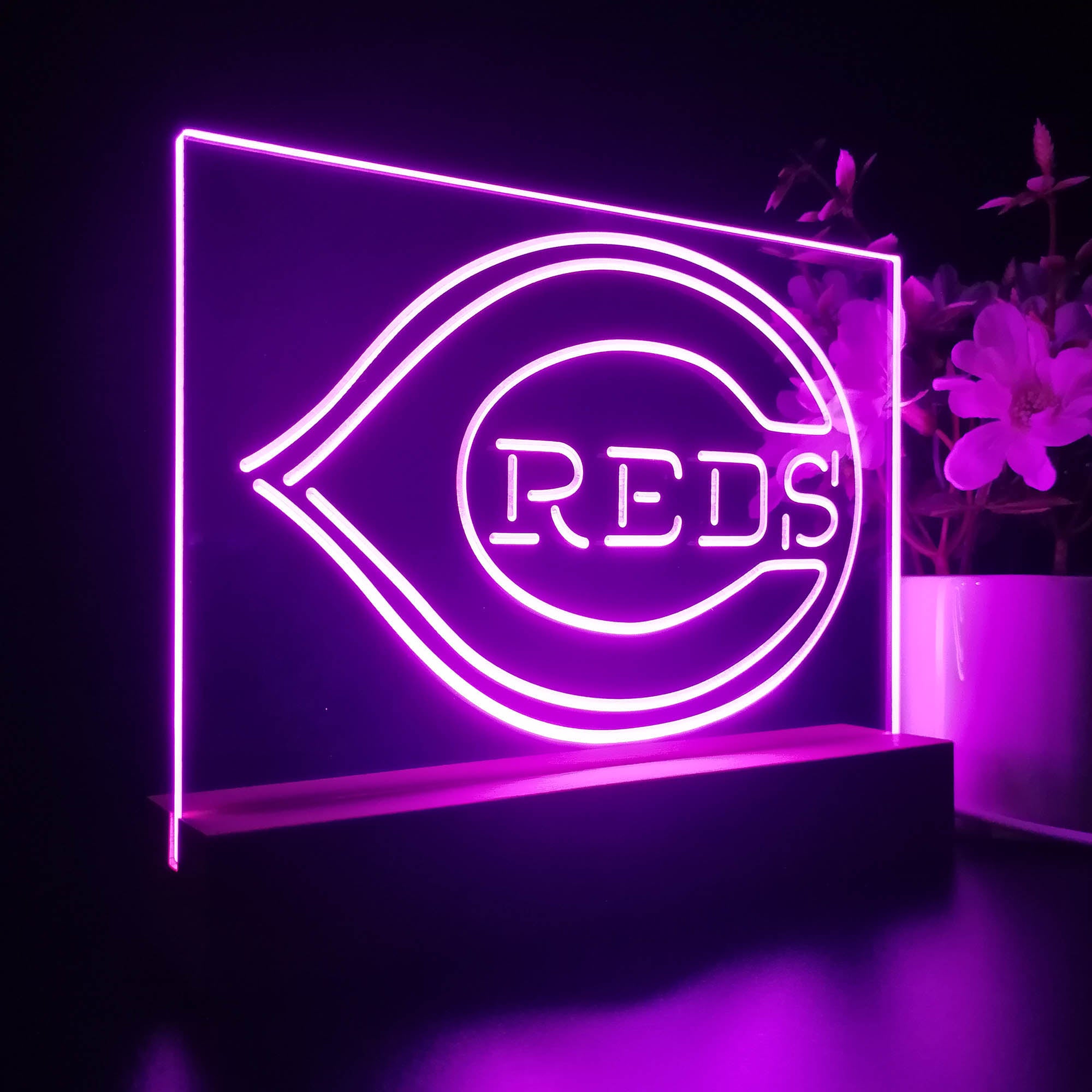 Cincinnati Reds 3D LED Illusion Sport Team Night Light