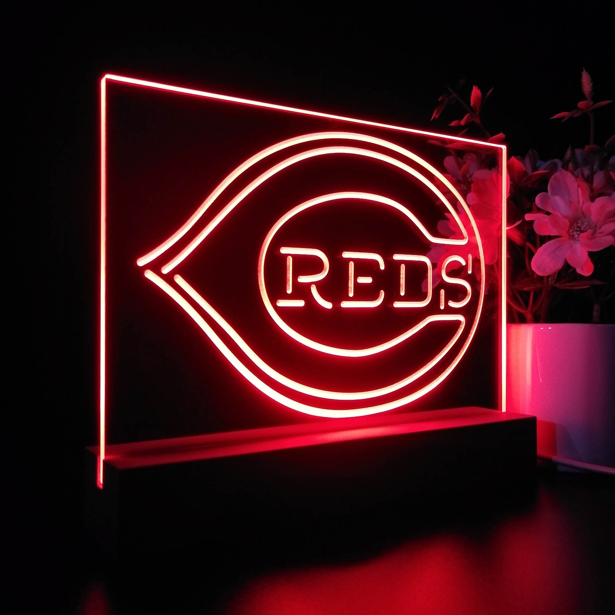 Cincinnati Reds 3D LED Illusion Sport Team Night Light