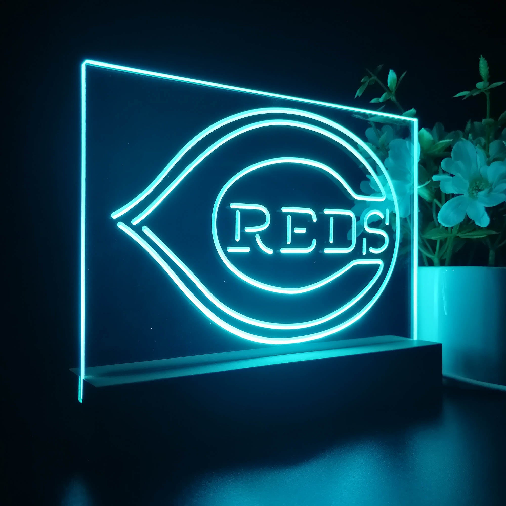 Cincinnati Reds 3D LED Illusion Sport Team Night Light