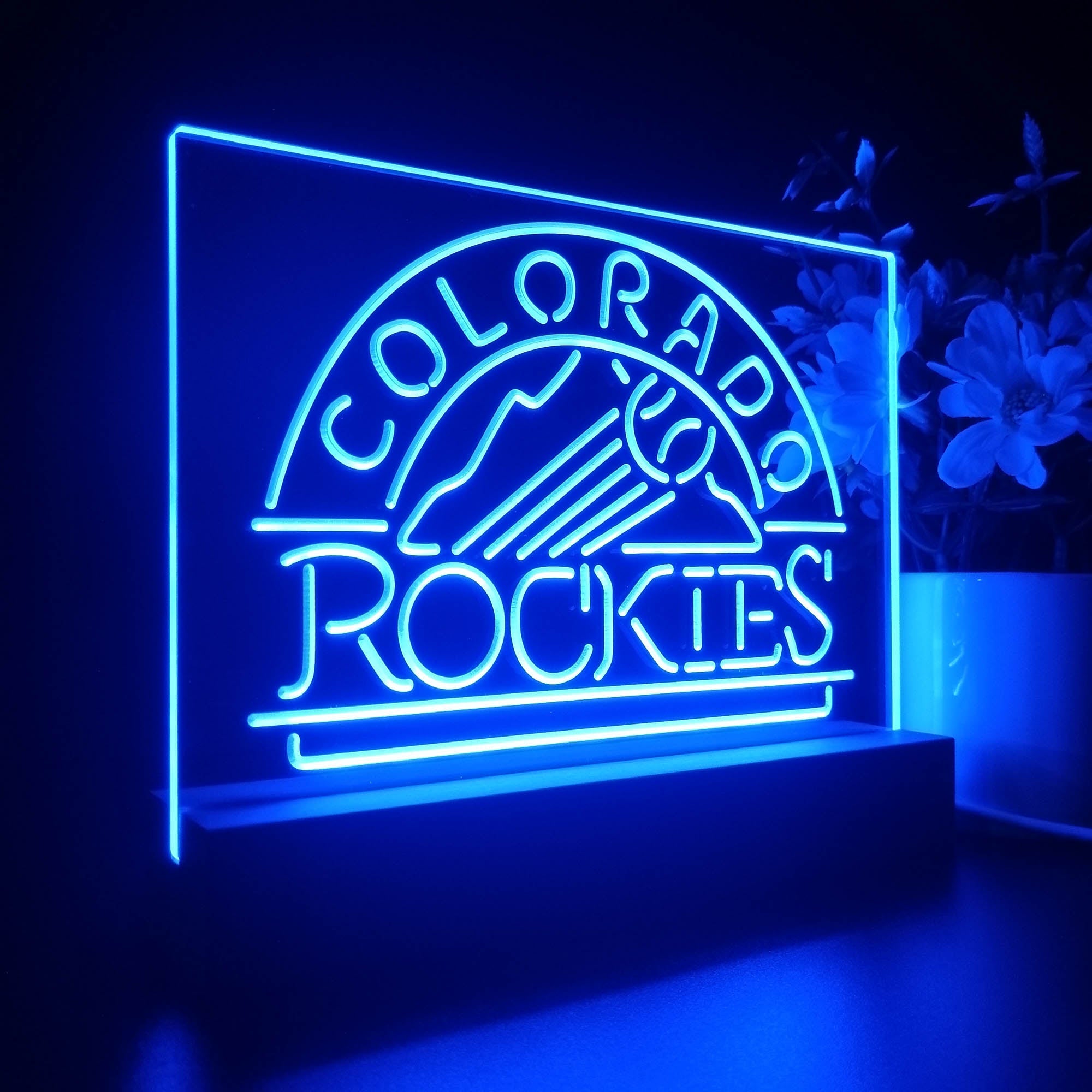 Colorado Rockies 3D LED Illusion Sport Team Night Light