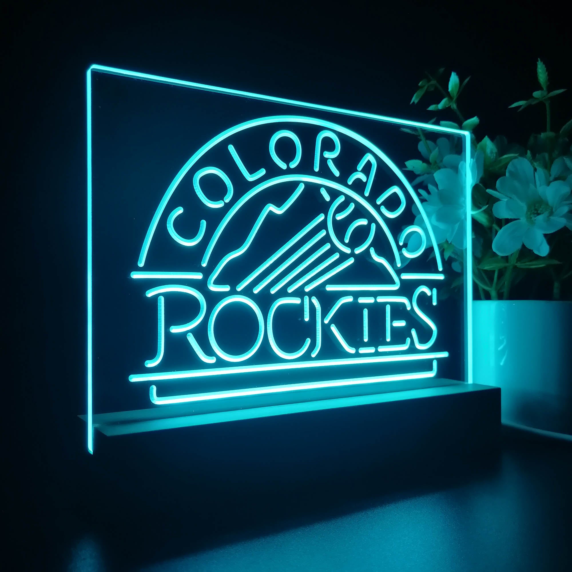 Colorado Rockies 3D LED Illusion Sport Team Night Light