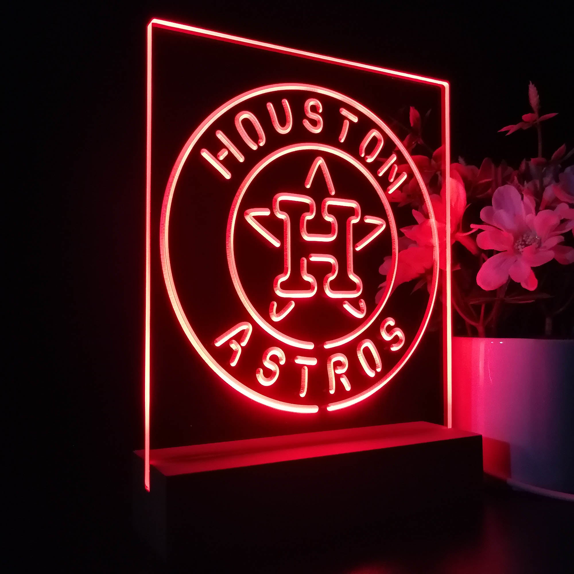 Houston Astros 3D LED Illusion Sport Team Night Light