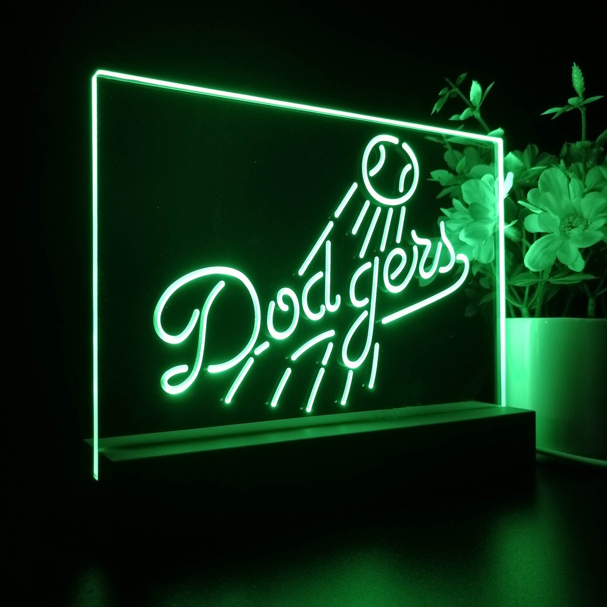 Los Angeles Dodgers 3D LED Illusion Sport Team Night Light