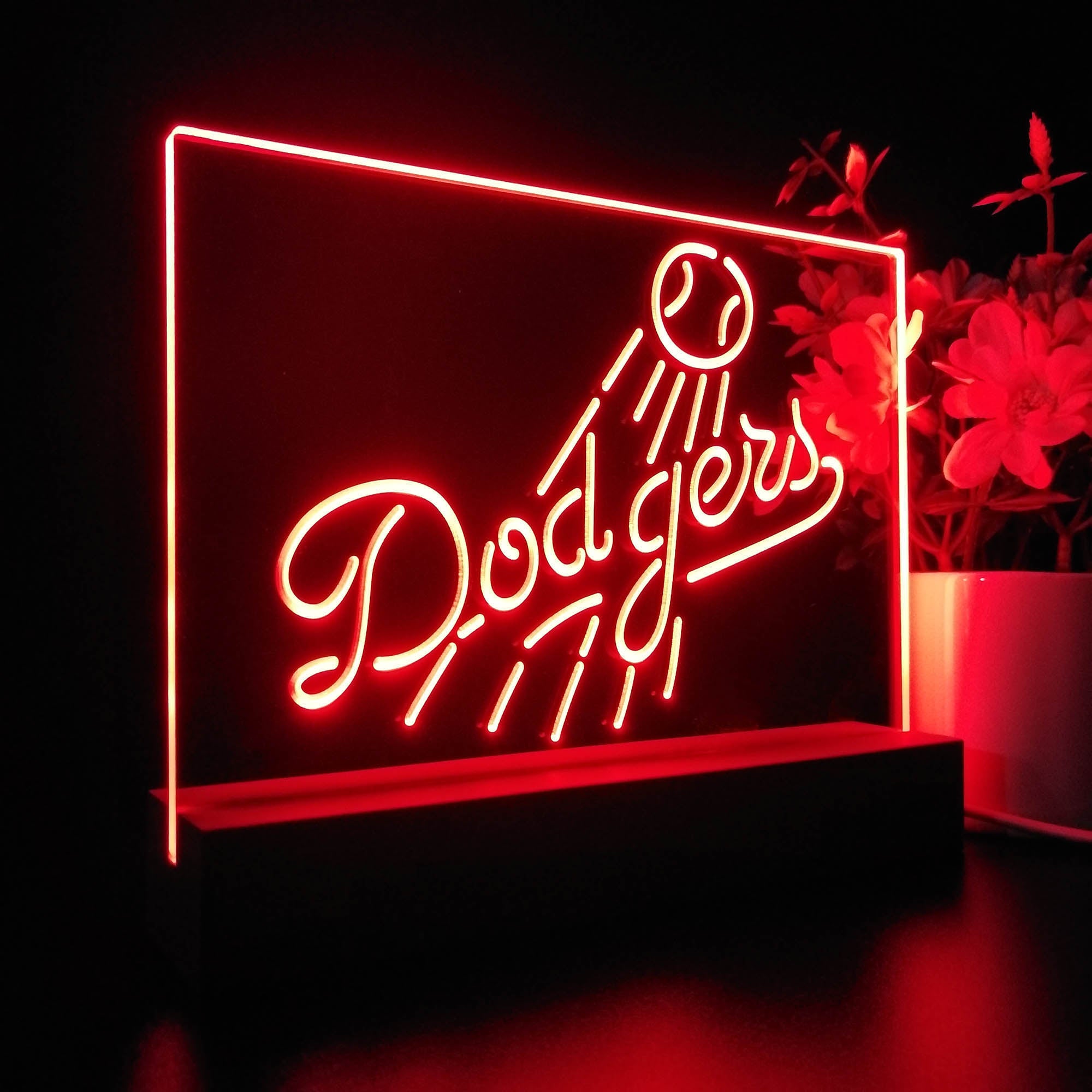 Los Angeles Dodgers 3D LED Illusion Sport Team Night Light