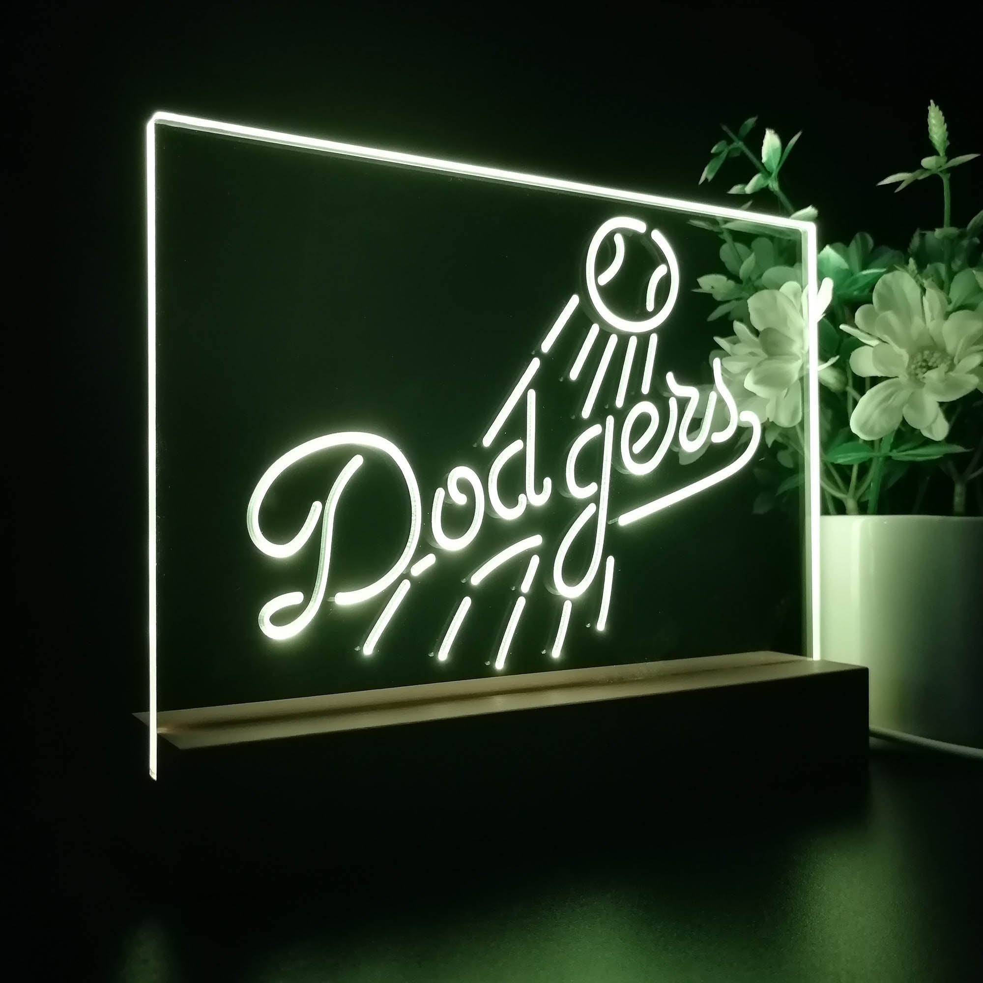 Los Angeles Dodgers 3D LED Illusion Sport Team Night Light