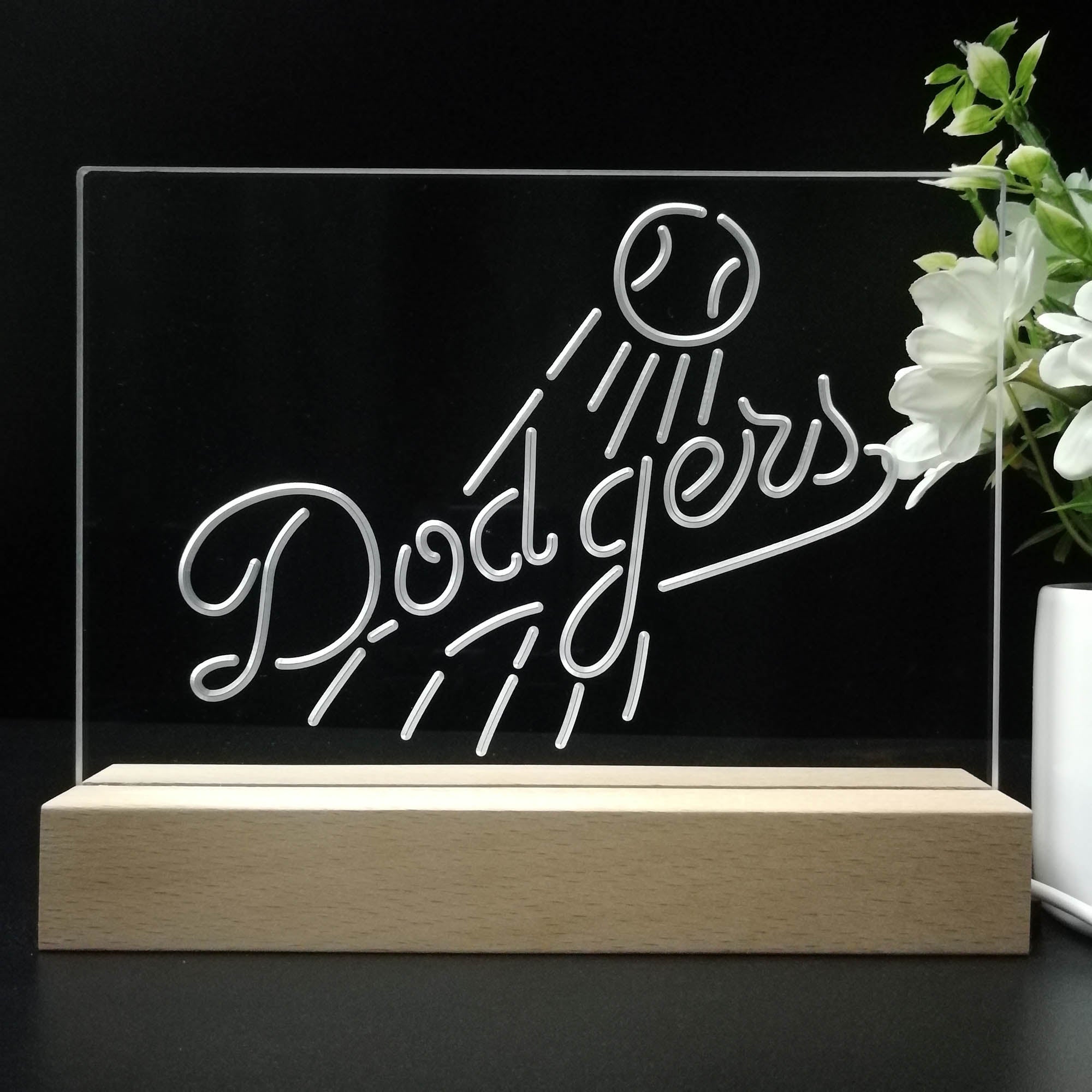 Los Angeles Dodgers 3D LED Illusion Sport Team Night Light