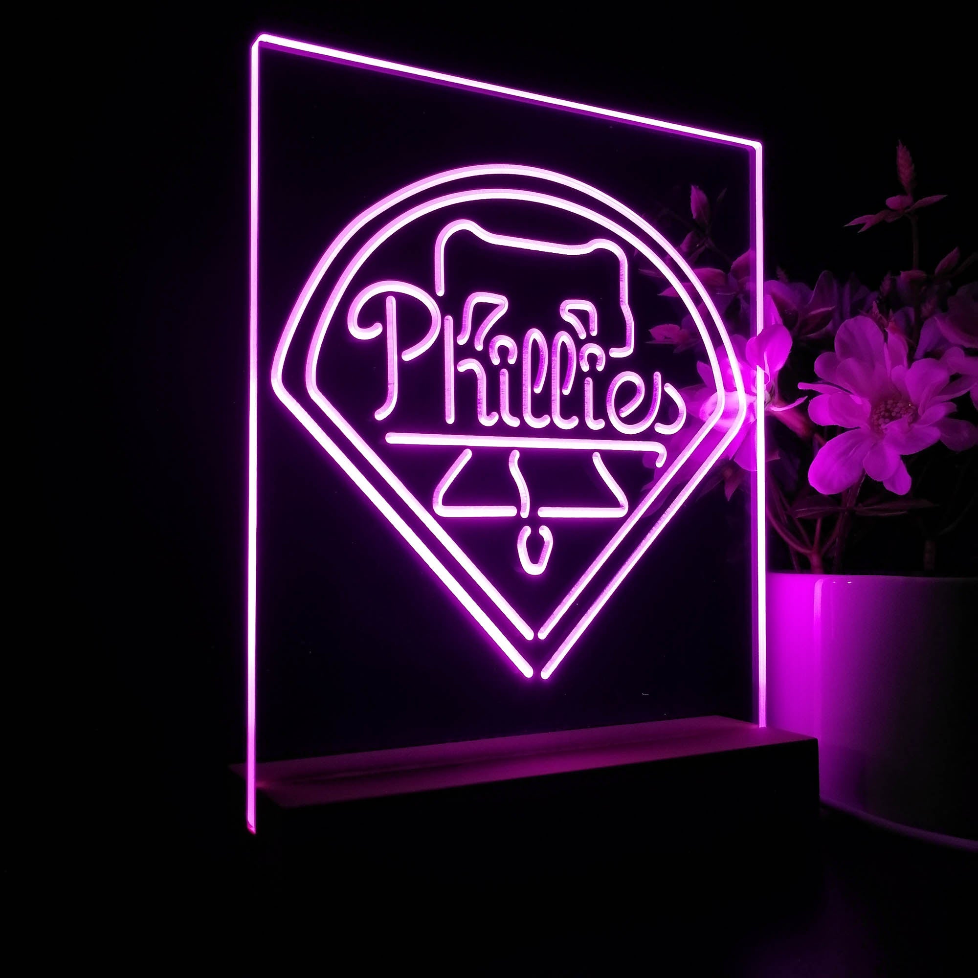 Philadelphia Phillies 3D LED Illusion Sport Team Night Light