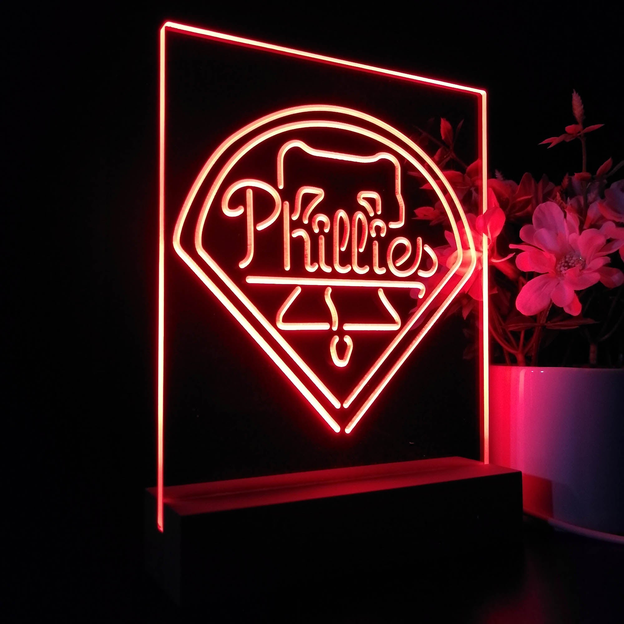 Philadelphia Phillies 3D LED Illusion Sport Team Night Light