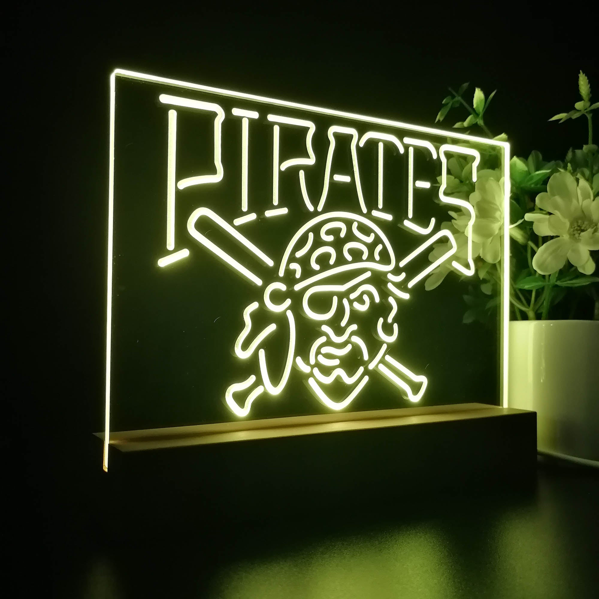 Pittsburgh Pirates 3D LED Illusion Sport Team Night Light