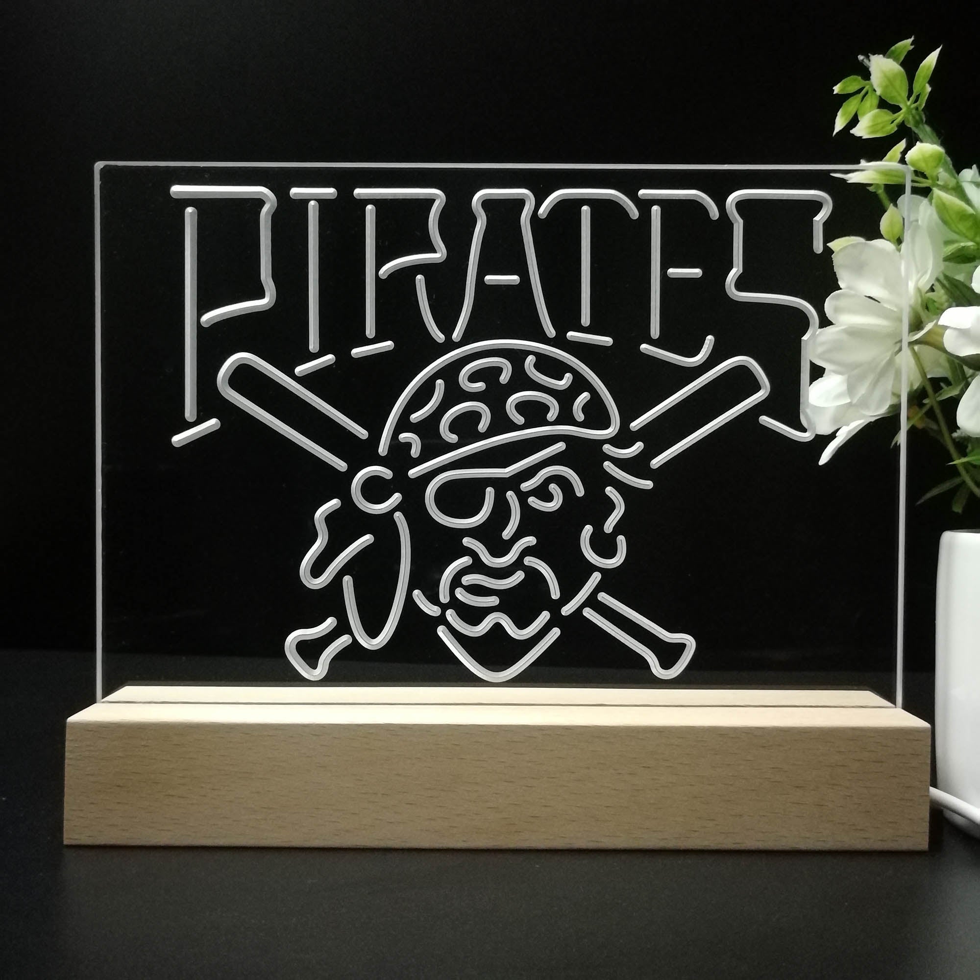 Pittsburgh Pirates 3D LED Illusion Sport Team Night Light