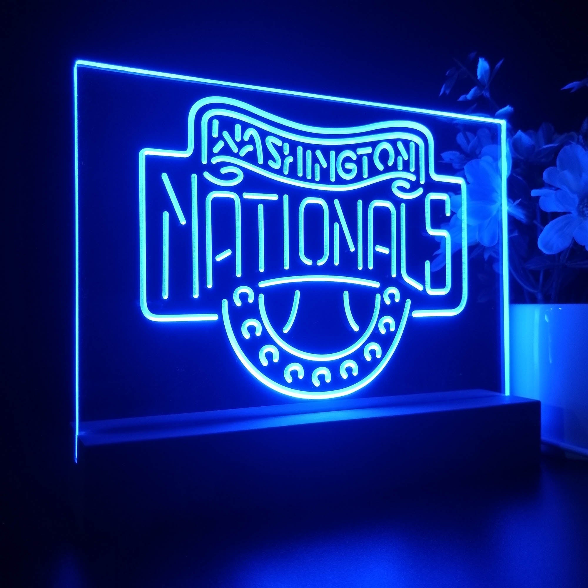 Washington Nationals 3D LED Illusion Sport Team Night Light