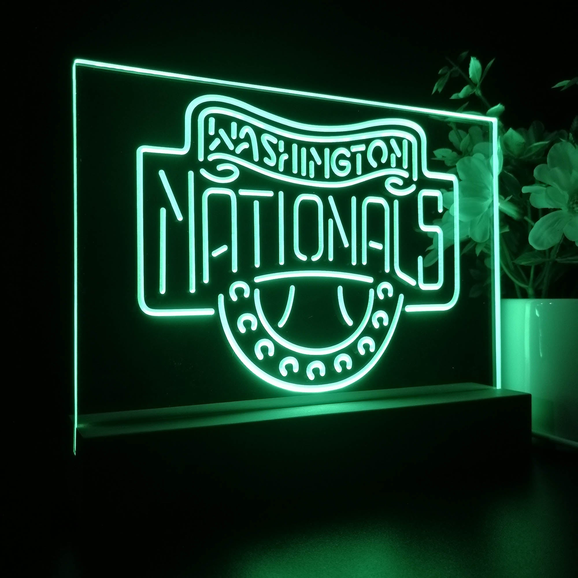 Washington Nationals 3D LED Illusion Sport Team Night Light