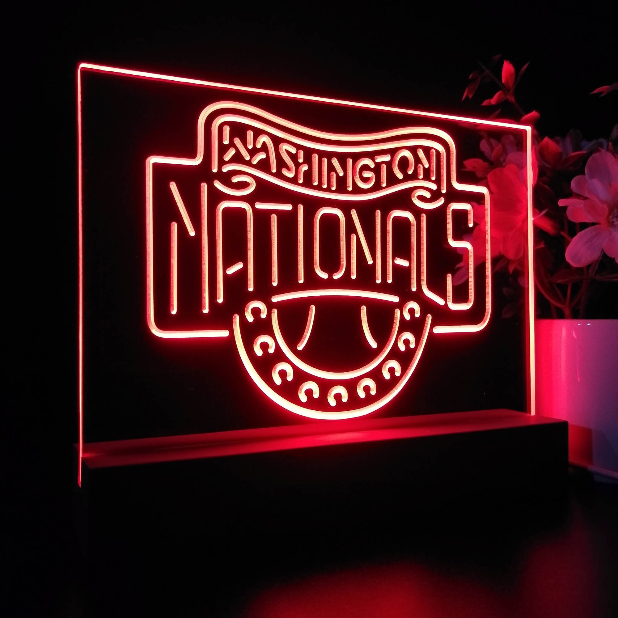 Washington Nationals 3D LED Illusion Sport Team Night Light