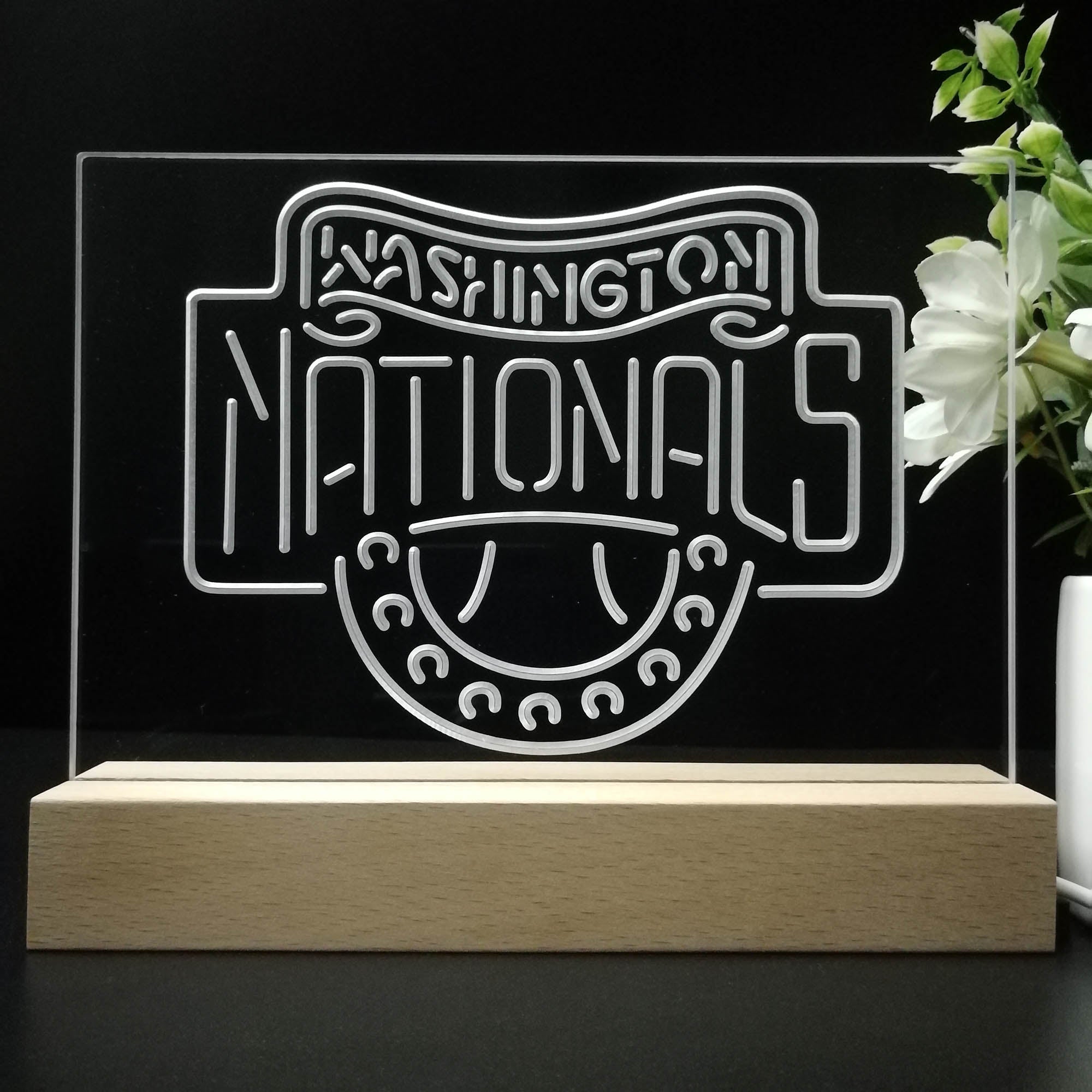 Washington Nationals 3D LED Illusion Sport Team Night Light