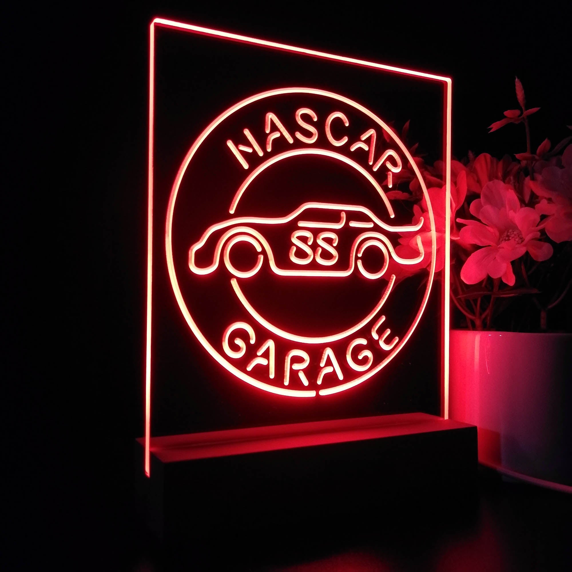 Nascar 88 Garage Dale Jr. 3D LED Optical Illusion Sport Team Night Light
