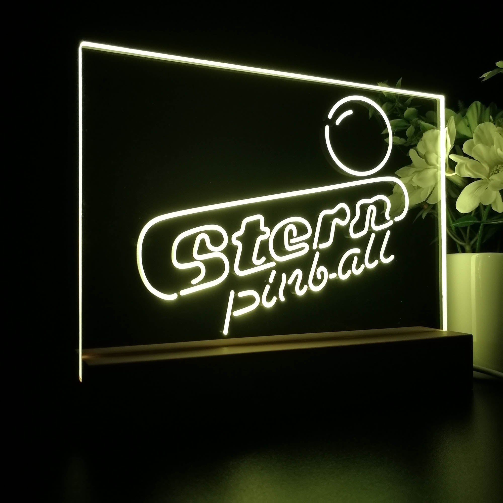 Stern Pinball 3D LED Optical Illusion Sport Team Night Light