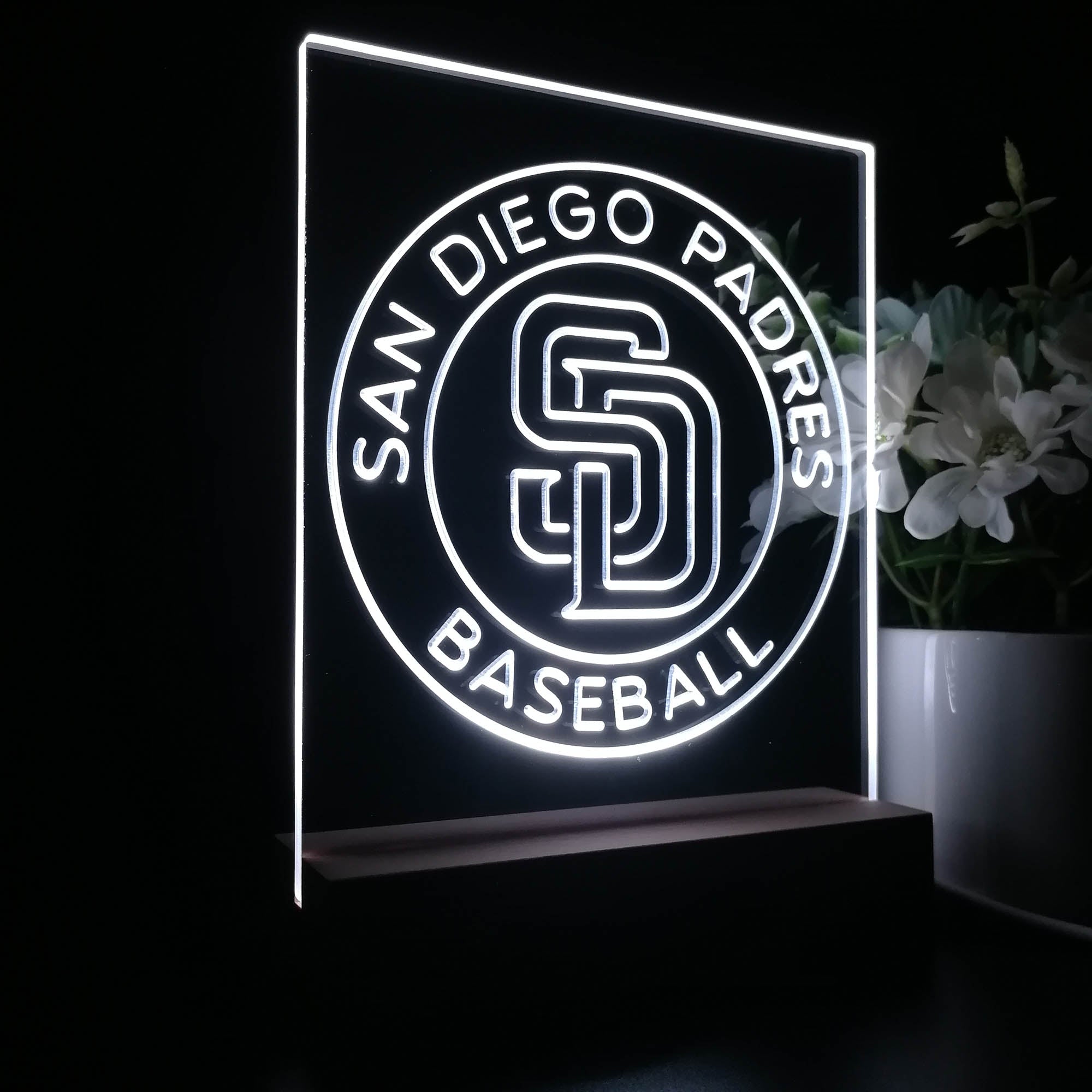 SDP Baseball 3D LED Optical Illusion Sport Team Night Light