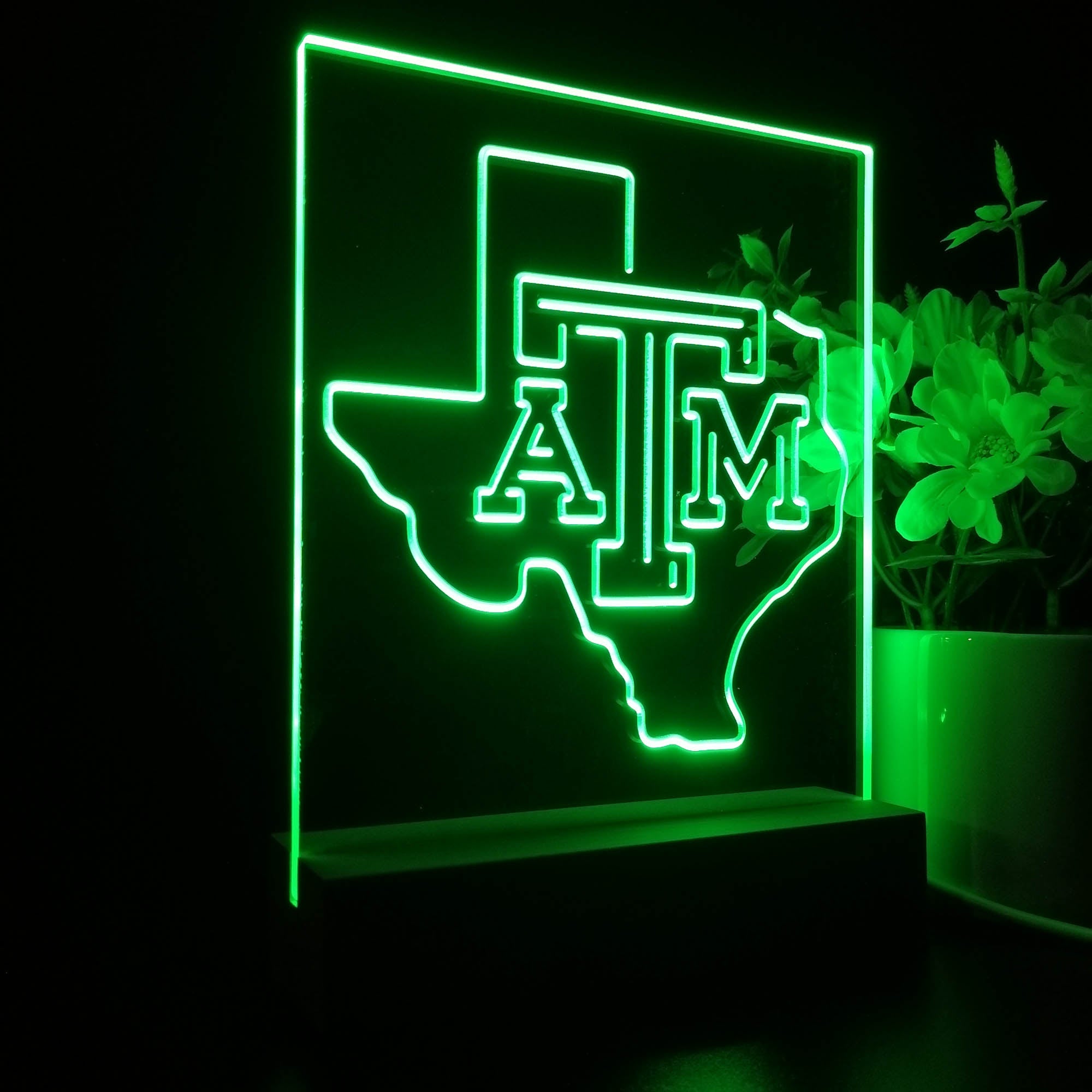 Texas A&M Aggies 3D LED Illusion Sport Team Night Light