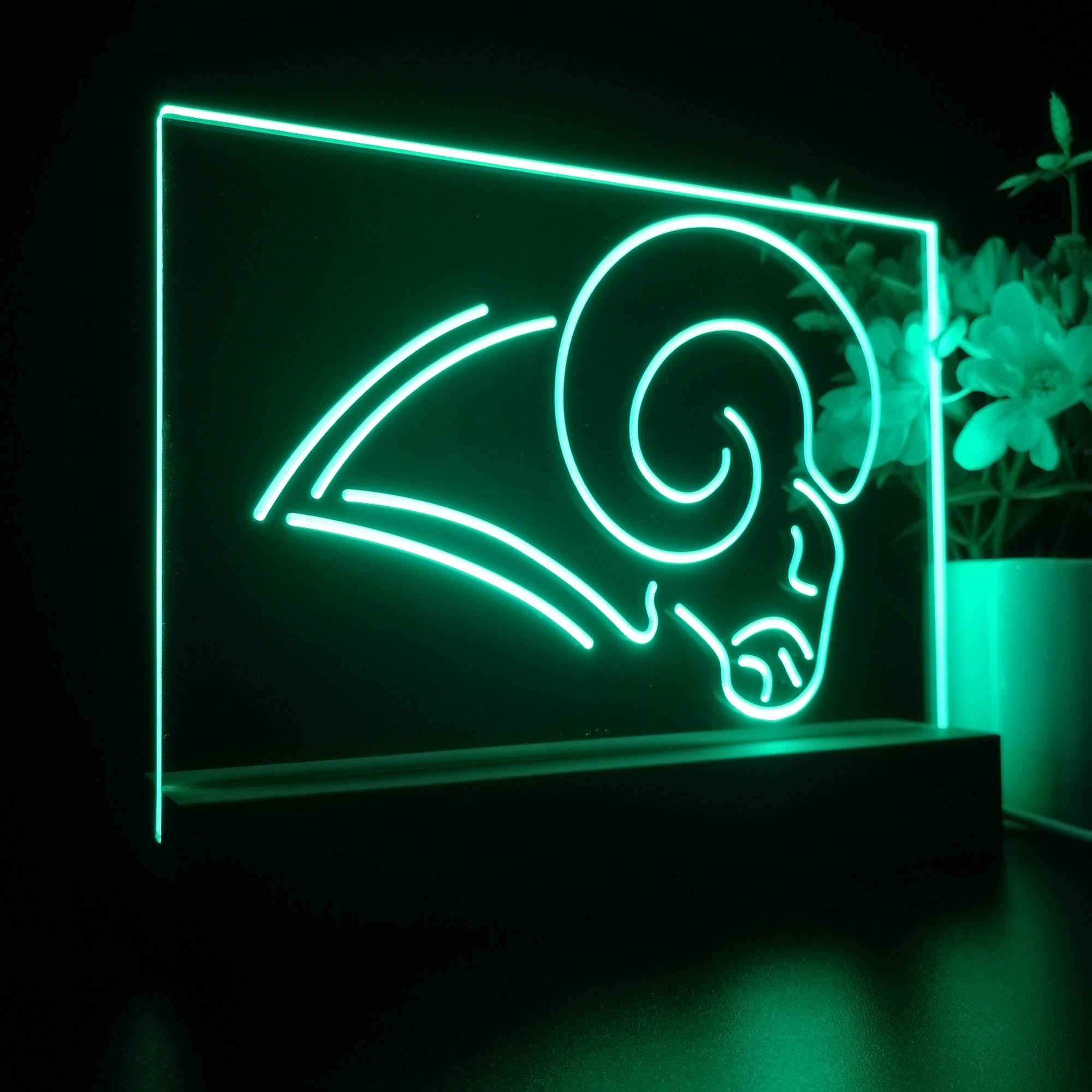 Los Angeles Rams 3D LED Illusion Sport Team Night Light