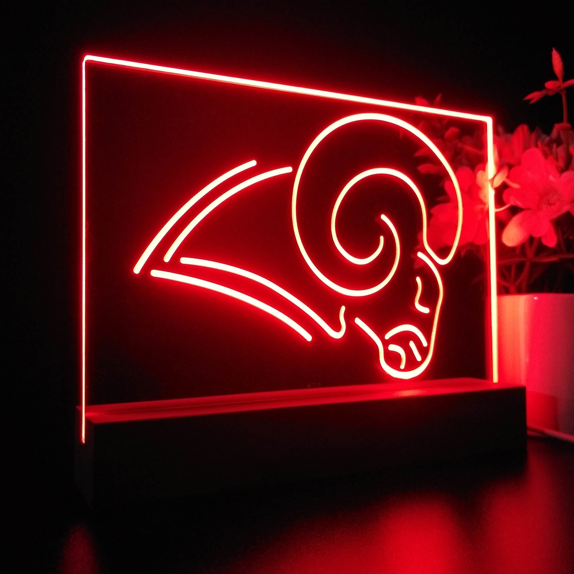 Los Angeles Rams 3D LED Illusion Sport Team Night Light