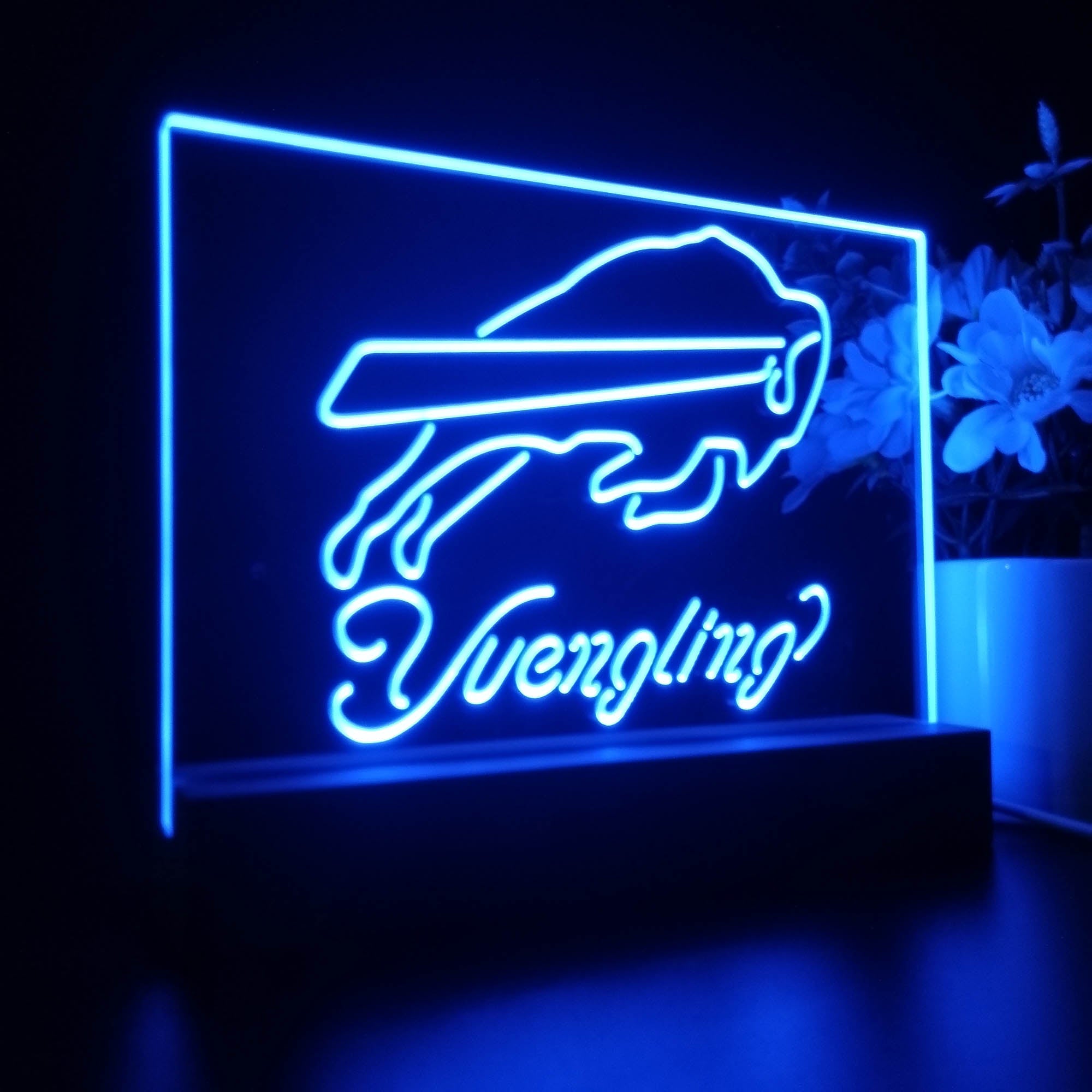 Yuengling Buffalo Bills 3D LED Optical Illusion Sport Team Night Light