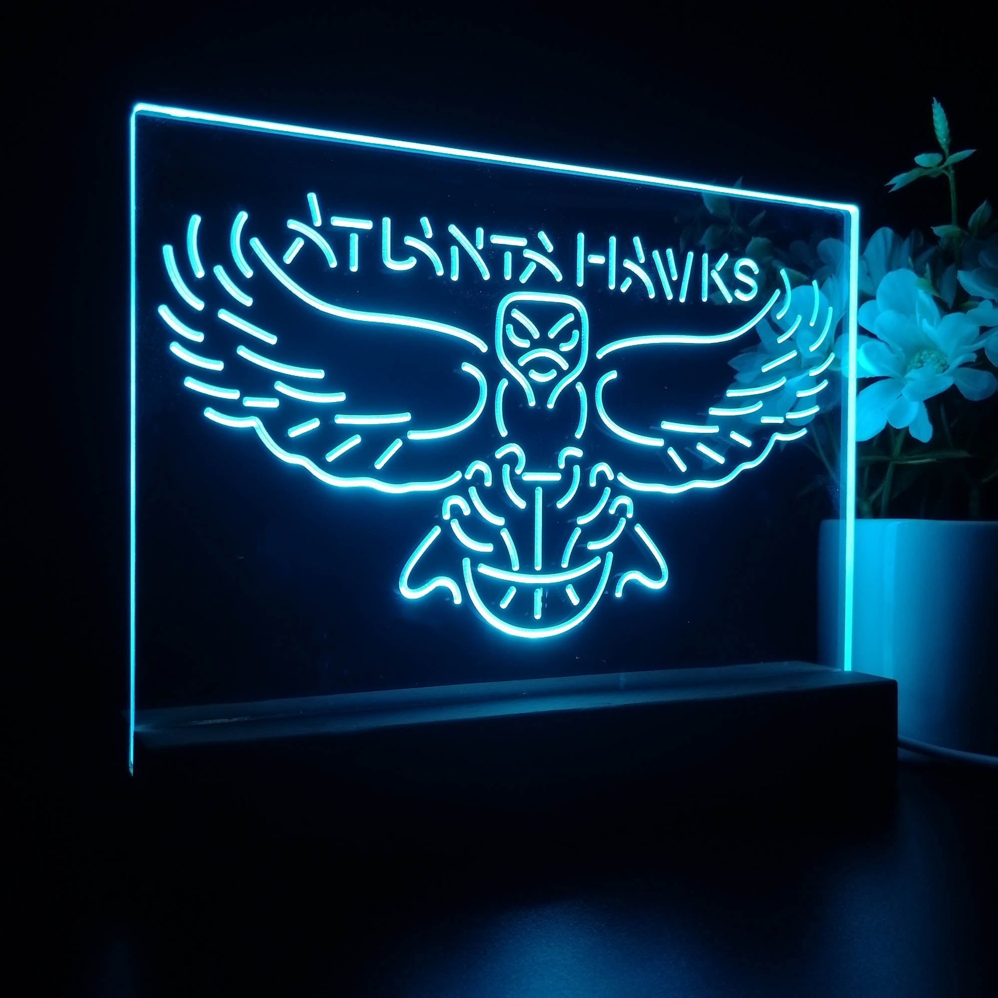 Atlanta Hawks 3D LED Illusion Sport Team Night Light