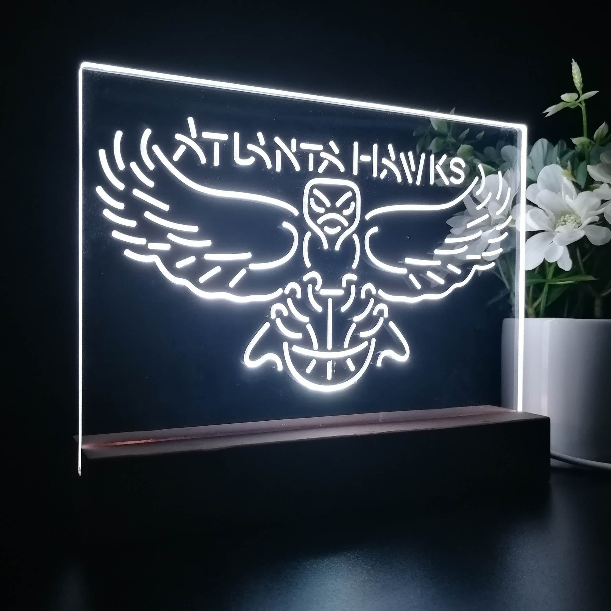 Atlanta Hawks 3D LED Illusion Sport Team Night Light