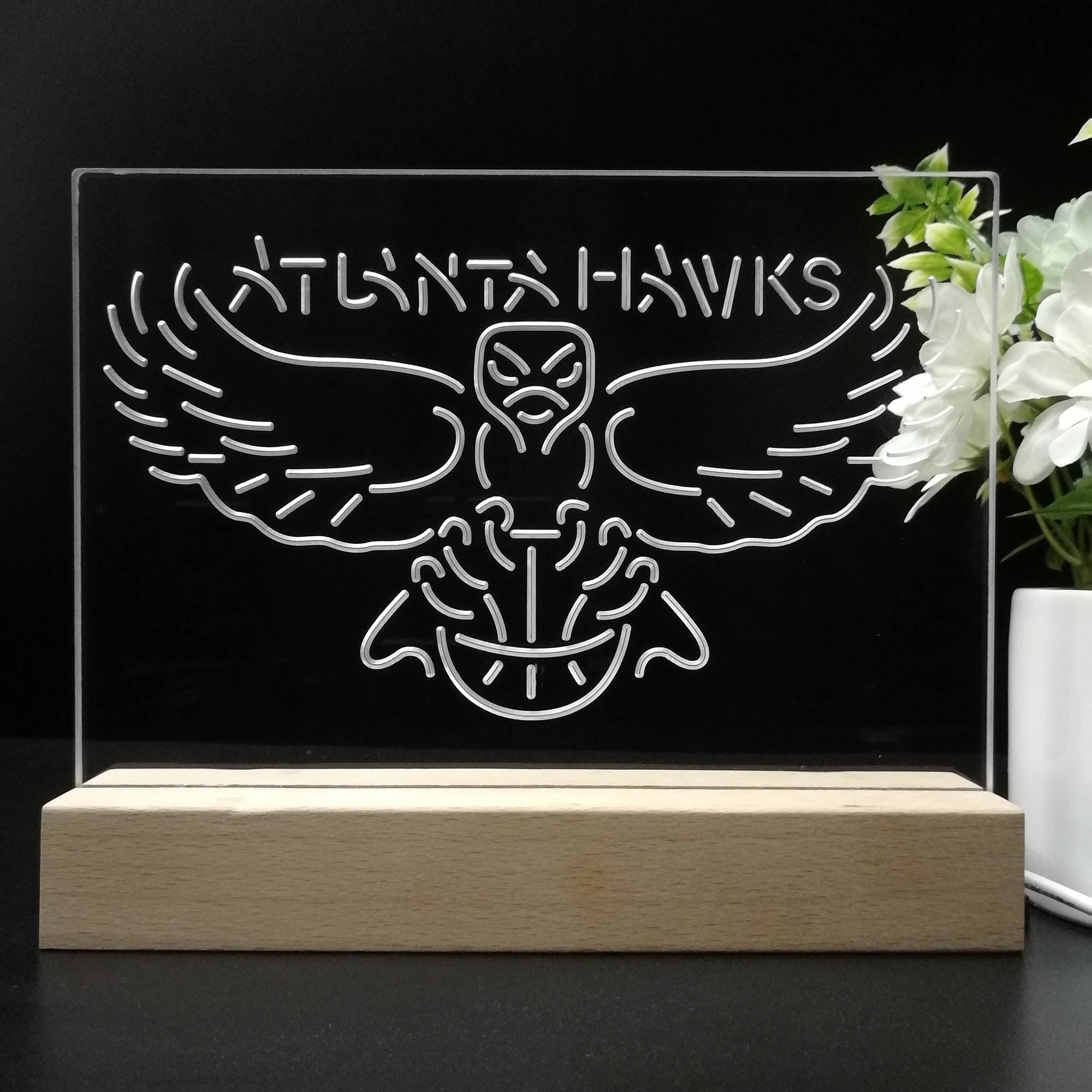 Atlanta Hawks 3D LED Illusion Sport Team Night Light