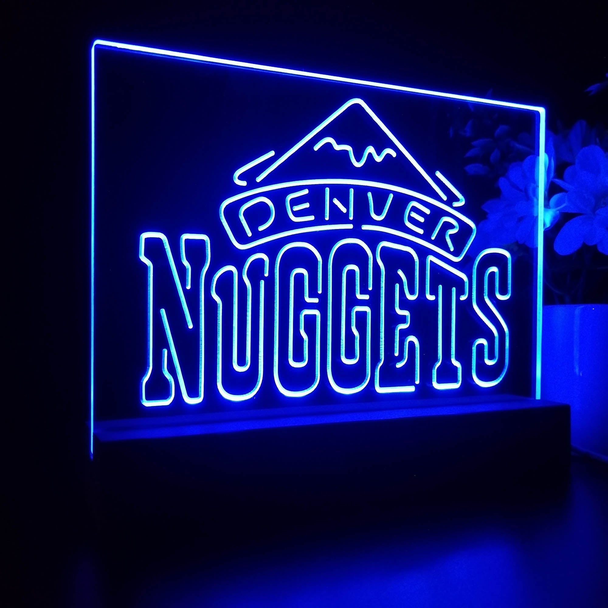 Denver Nuggets 3D LED Illusion Sport Team Night Light