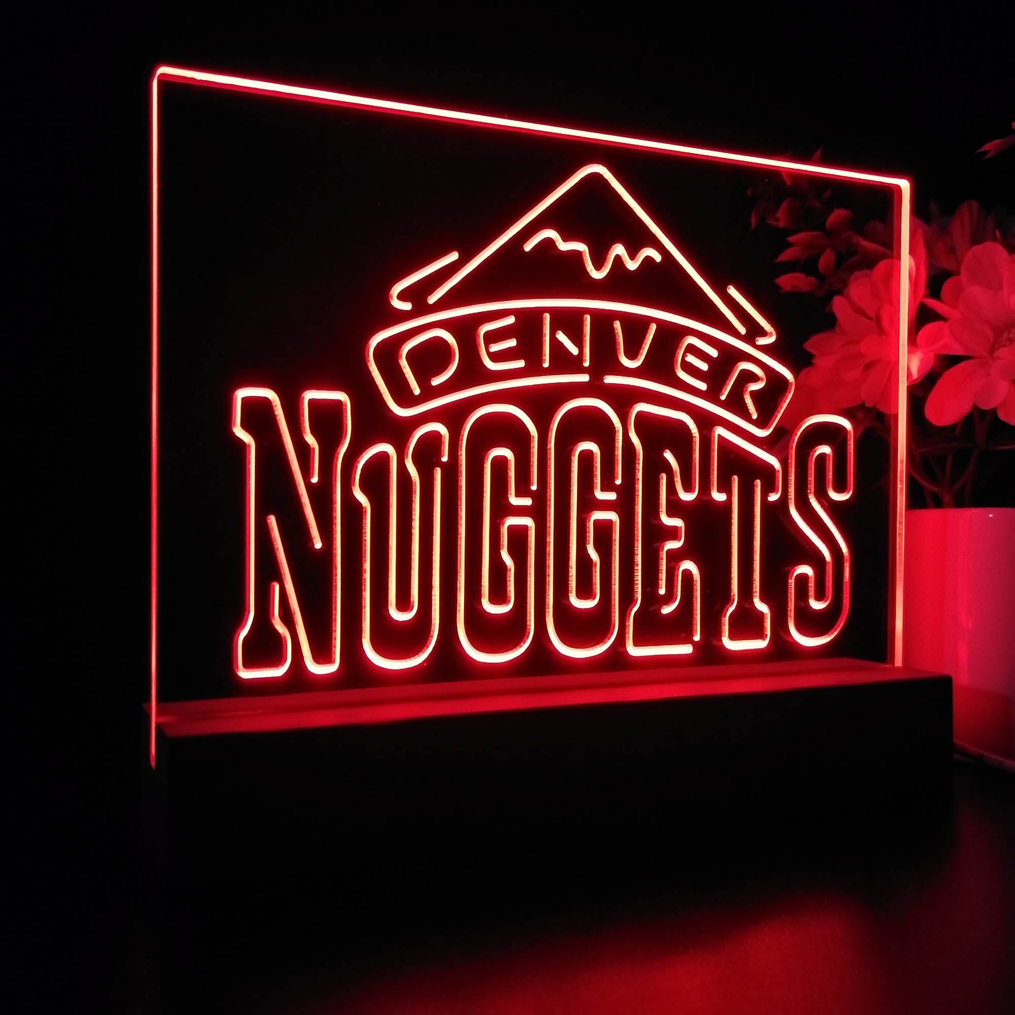 Denver Nuggets 3D LED Illusion Sport Team Night Light