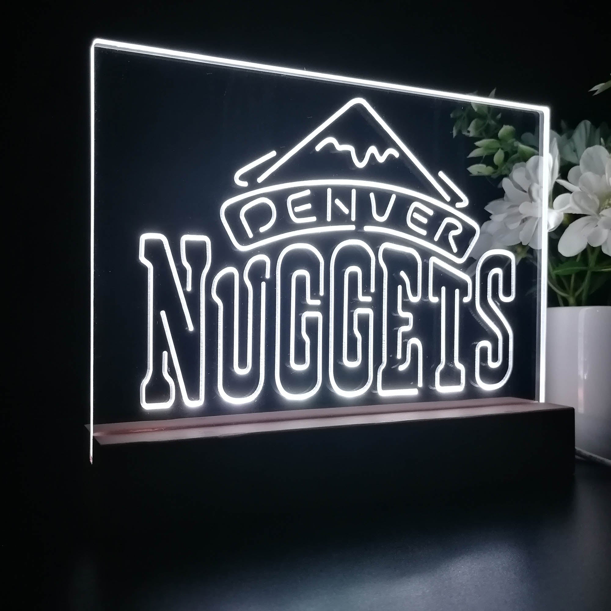 Denver Nuggets 3D LED Illusion Sport Team Night Light