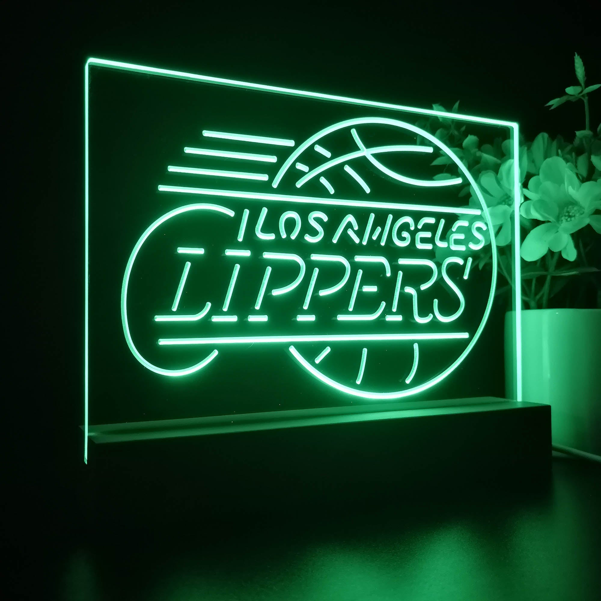 Los Angeles Clippers 3D LED Optical Illusion Sport Team Night Light