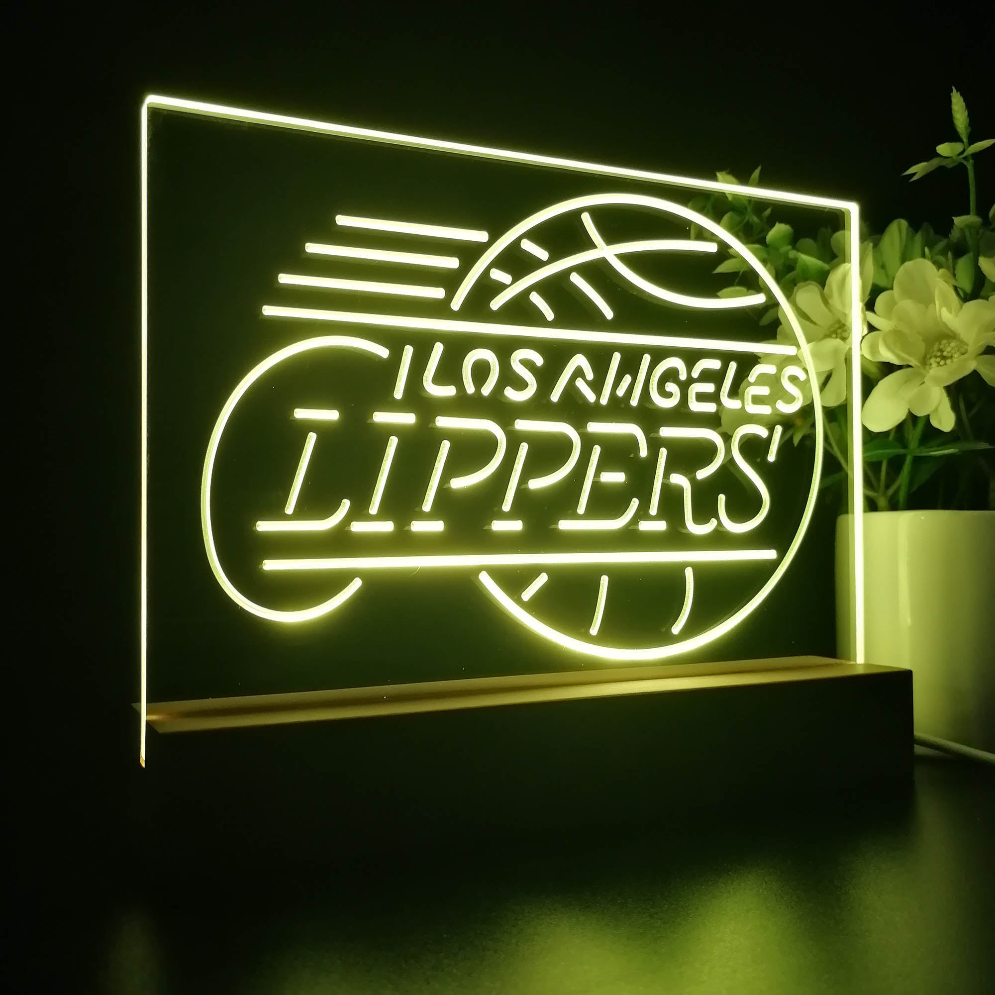 Los Angeles Clippers 3D LED Illusion Sport Team Night Light