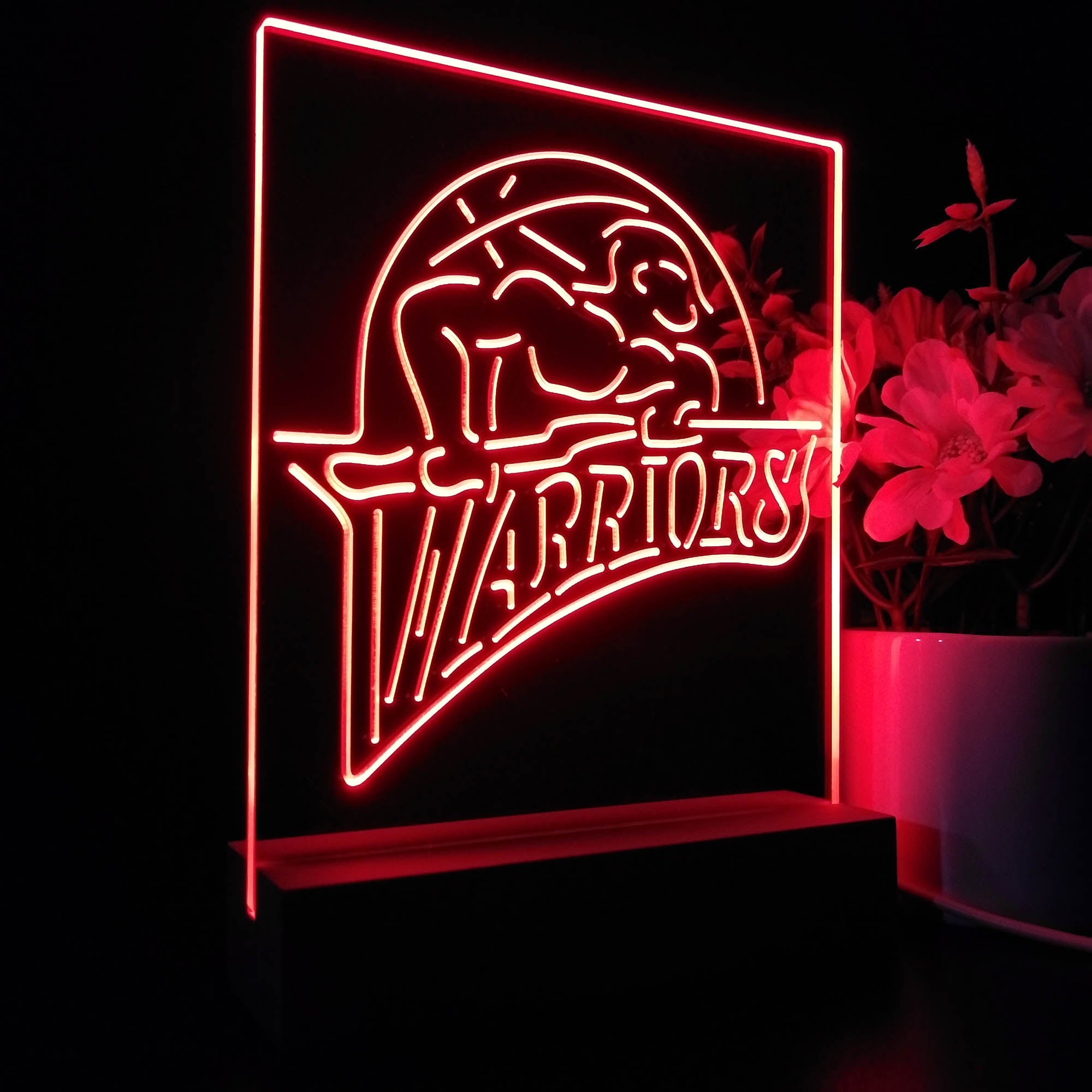 Golden State Warriors 3D LED Optical Illusion Sport Team Night Light