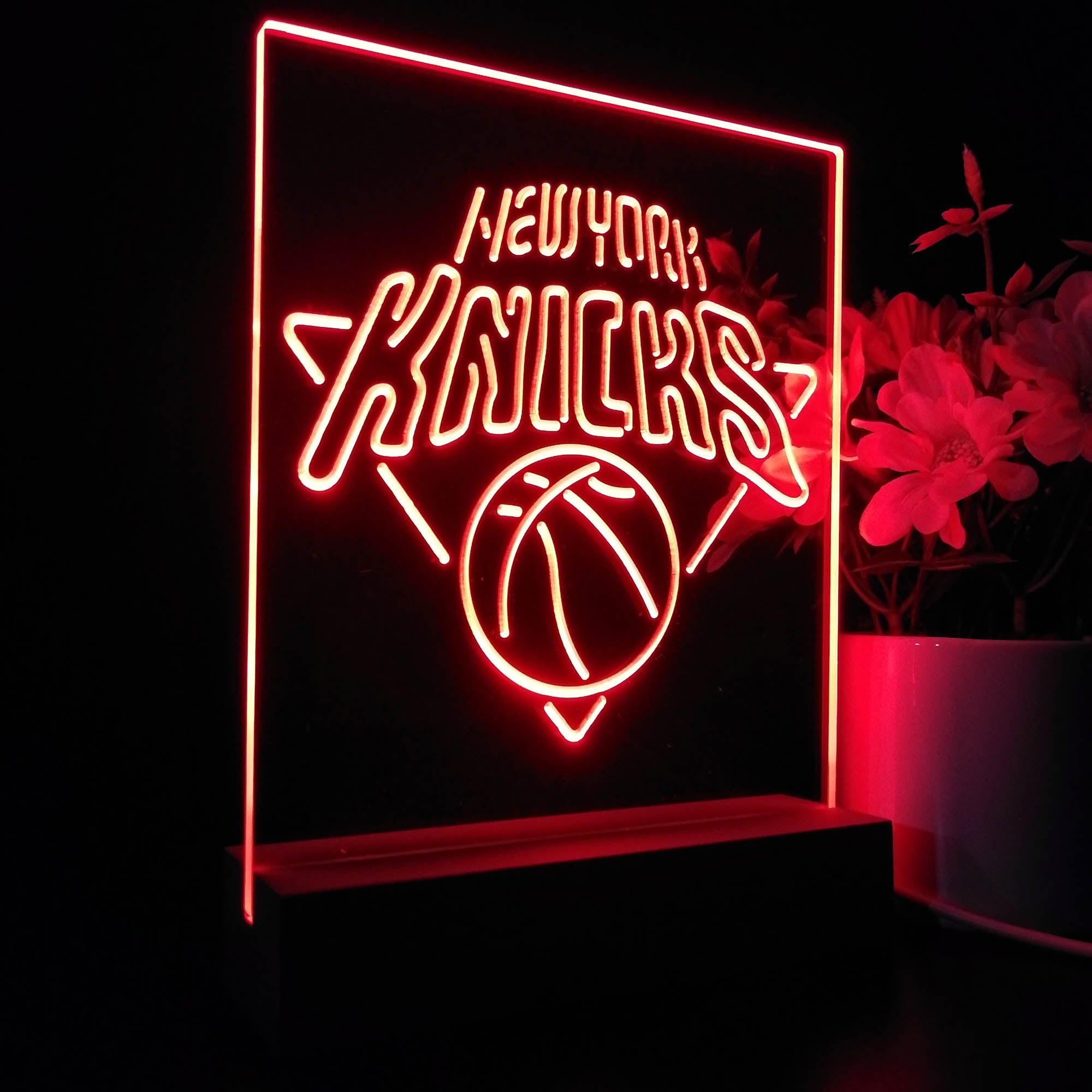 New York Knicks 3D LED Optical Illusion Sport Team Night Light