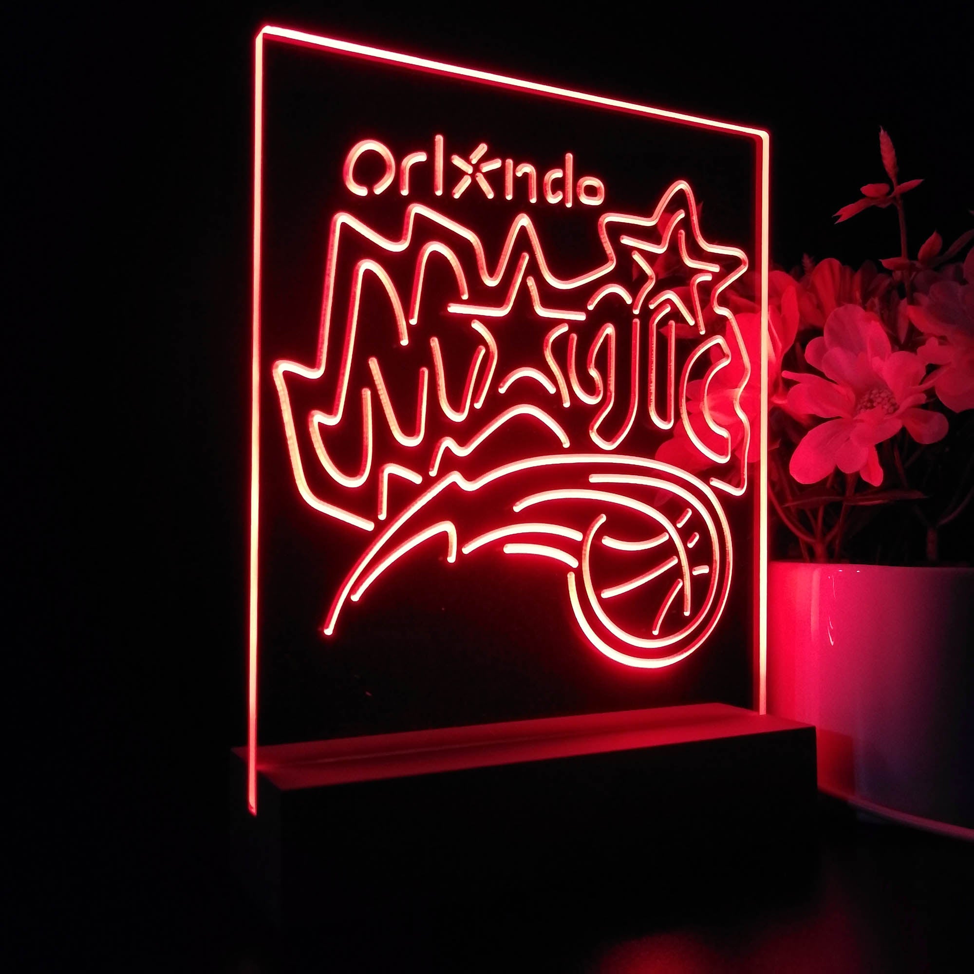 Orlando Magic 3D LED Optical Illusion Sport Team Night Light