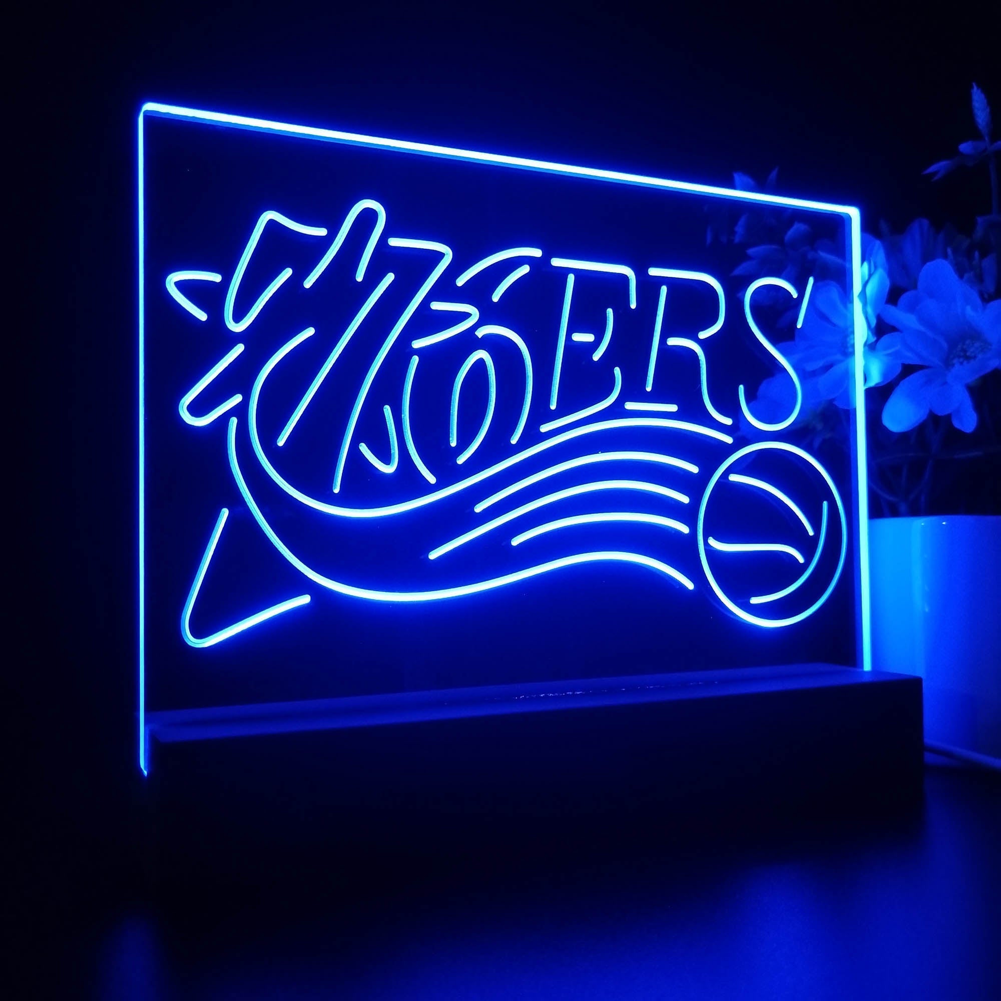 Philadelphia 76ers 3D LED Illusion Sport Team Night Light