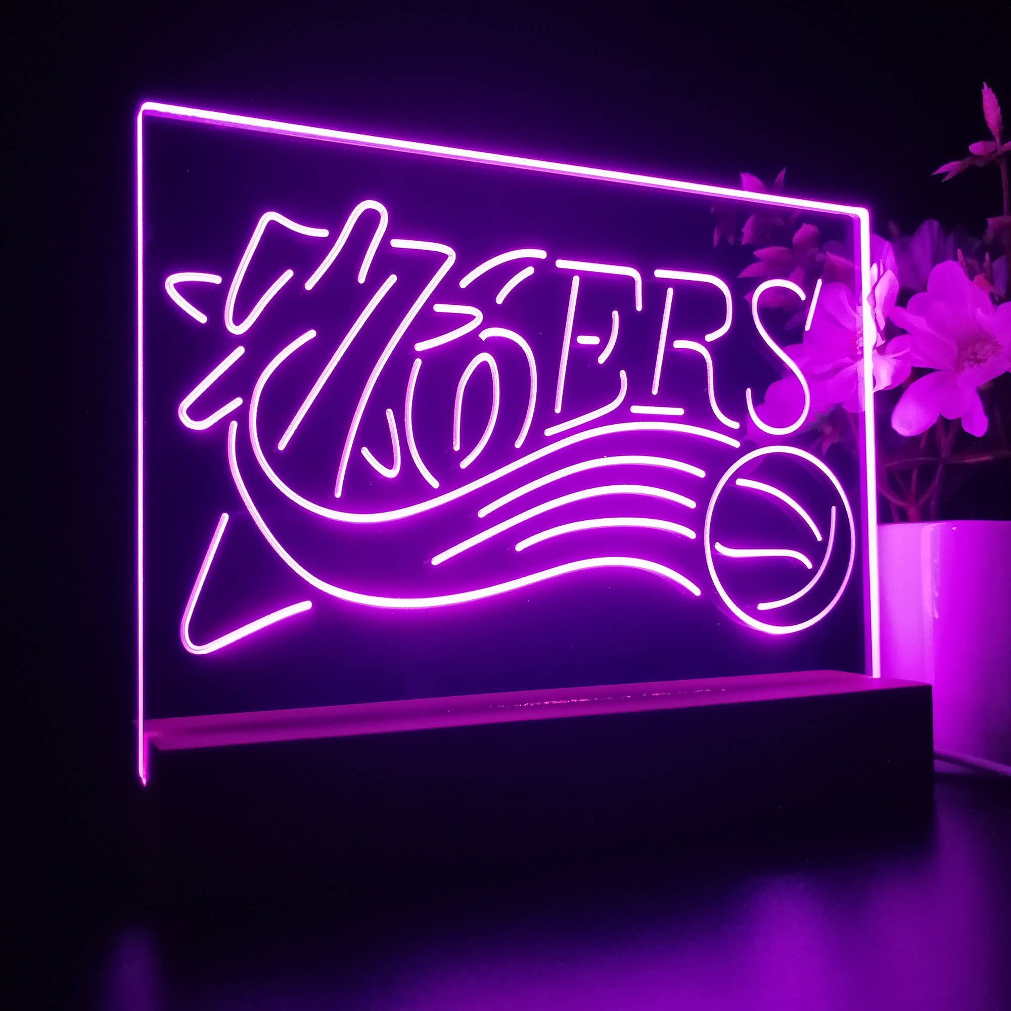 Philadelphia 76ers 3D LED Illusion Sport Team Night Light