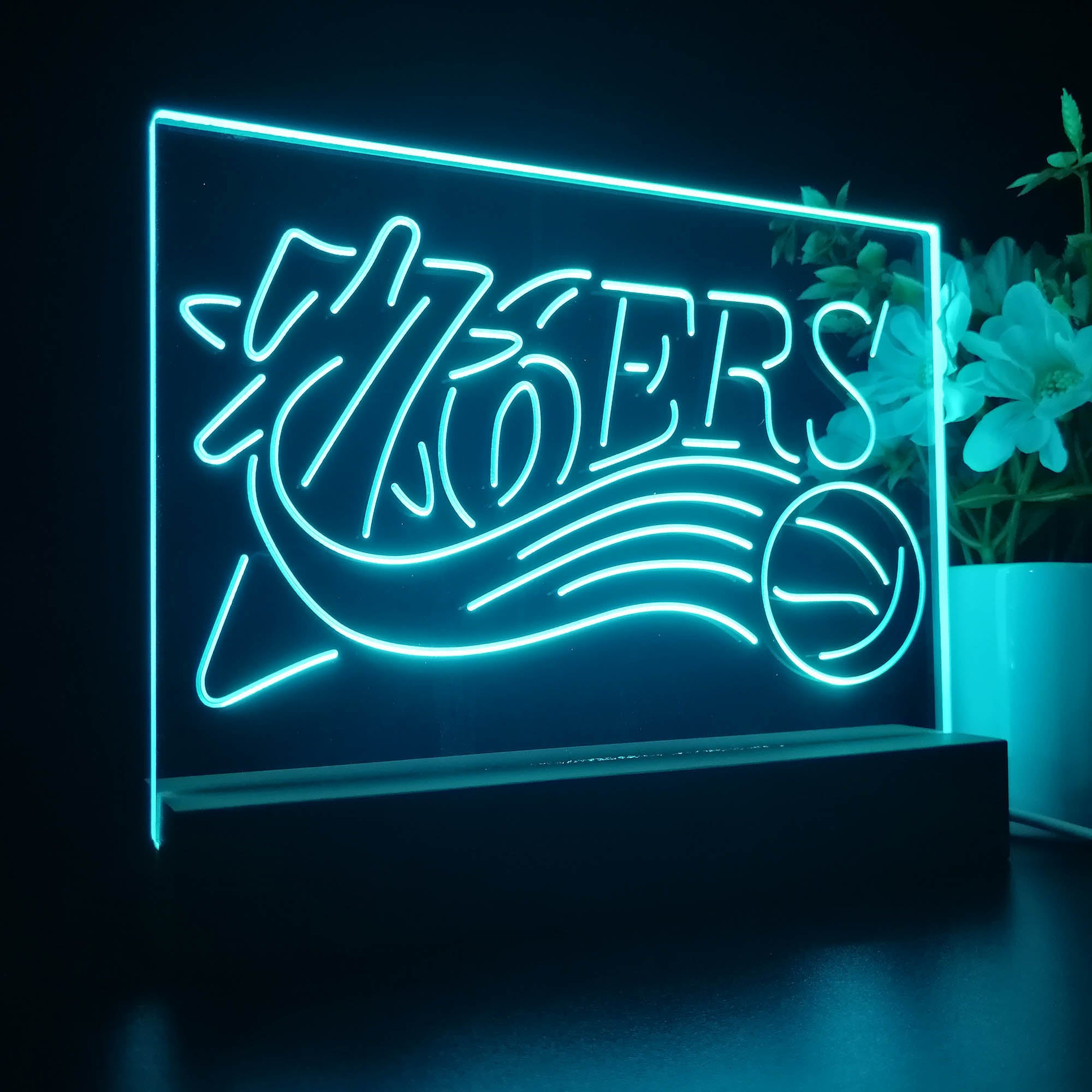 Philadelphia 76ers 3D LED Optical Illusion Sport Team Night Light