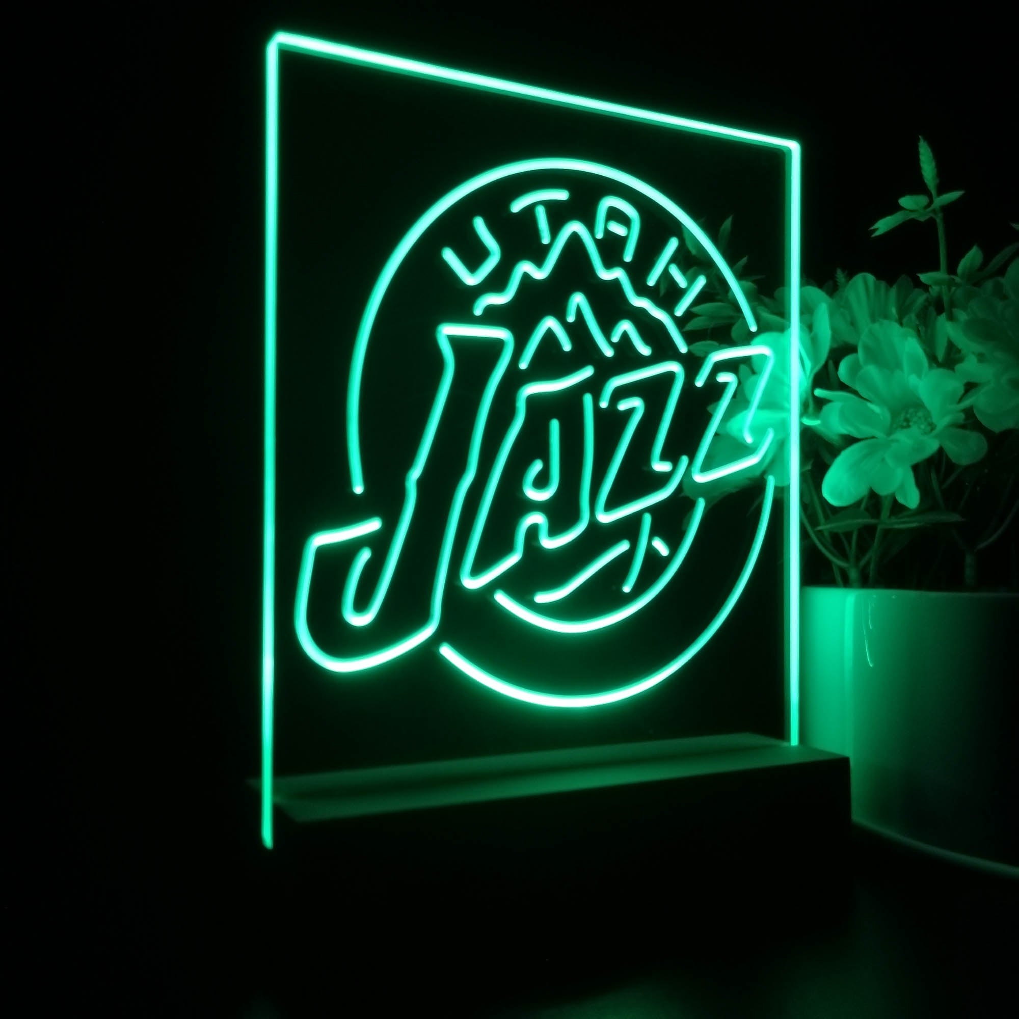 Utah Jazz 3D LED Illusion Sport Team Night Light