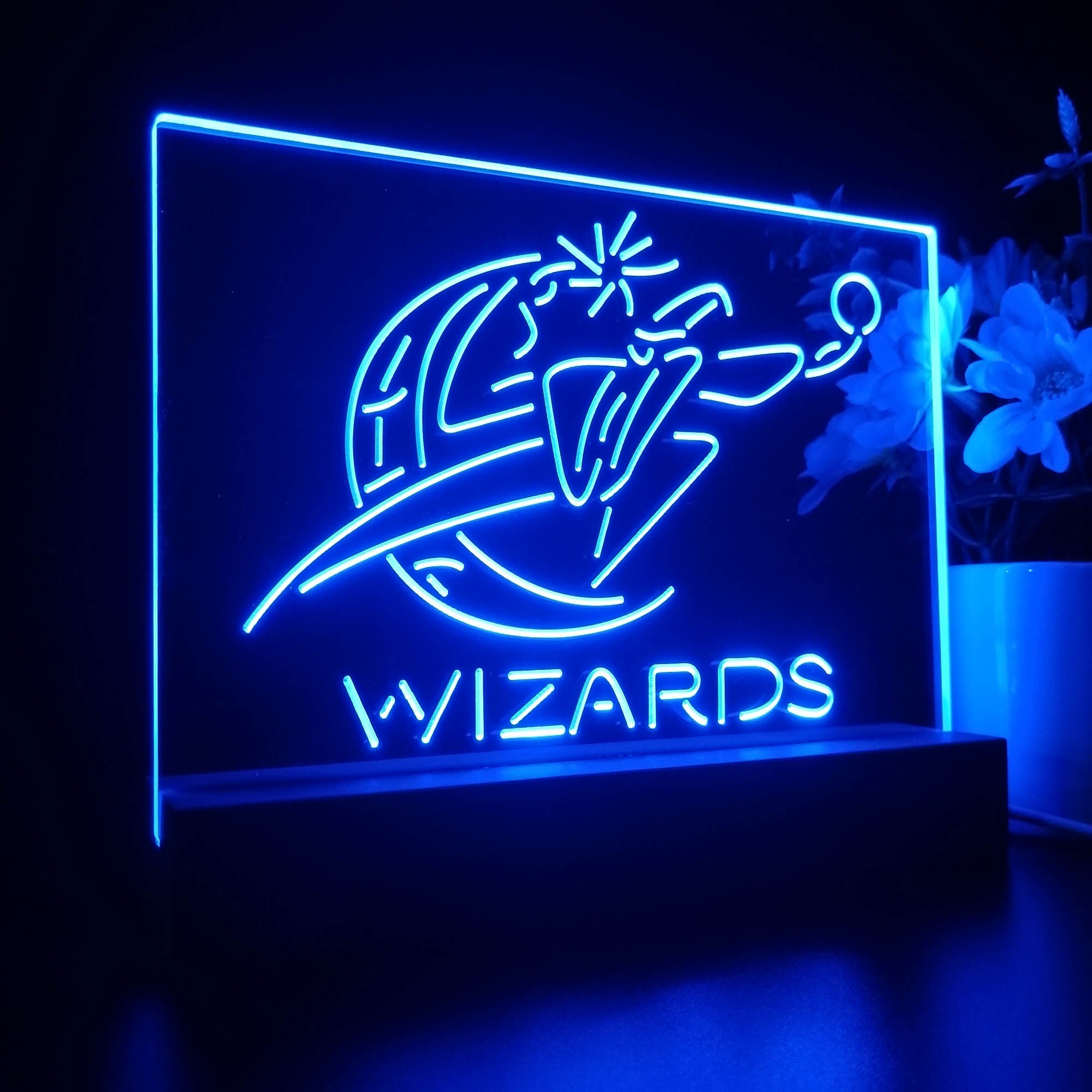 Washington Wizards 3D LED Optical Illusion Sport Team Night Light
