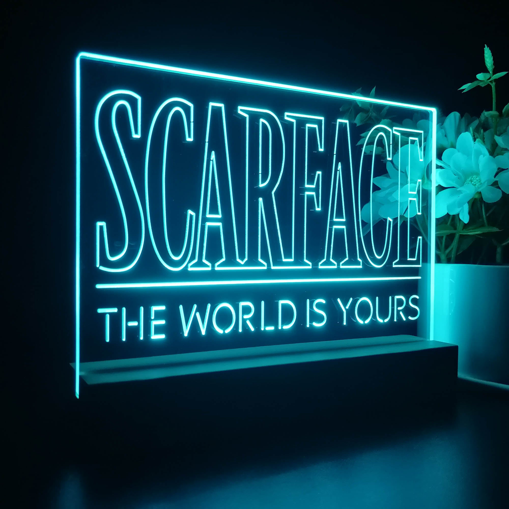 Scarface The World is Yours 3D LED Illusion Night Light