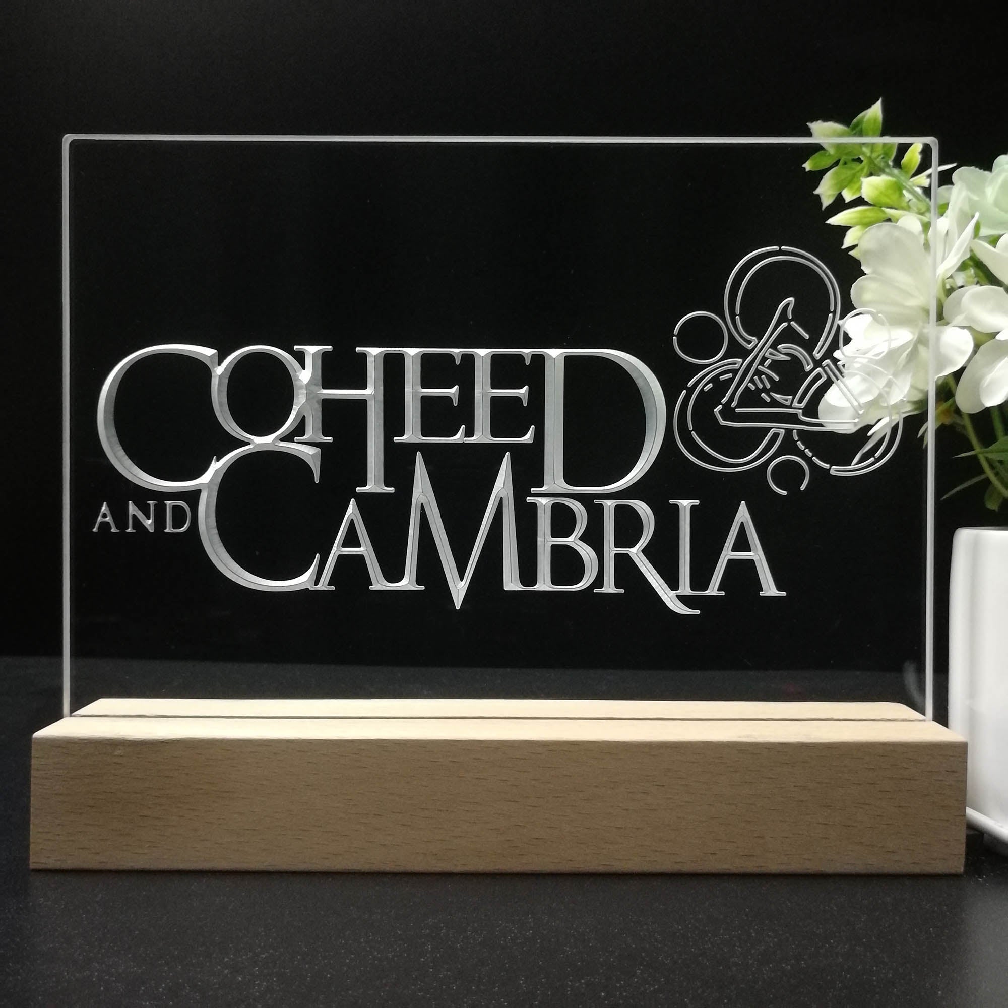 Coheed and Cambria Rock Band 3D LED Illusion Night Light