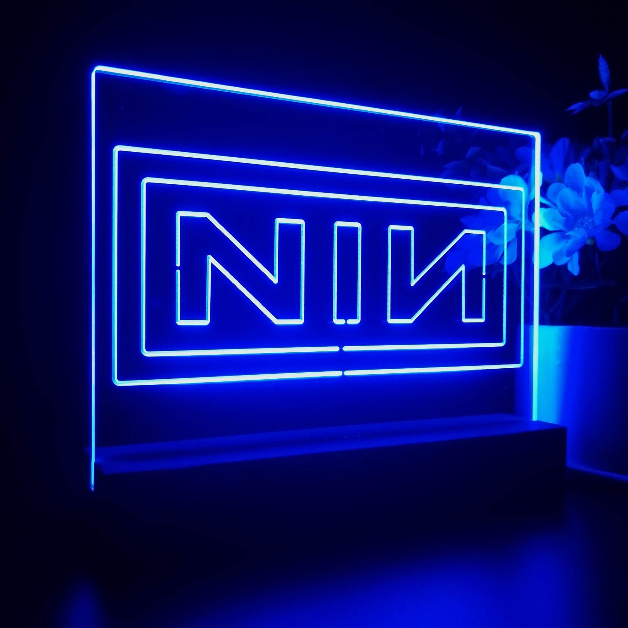 Nine Inch Nail Band 3D LED Illusion Night Light