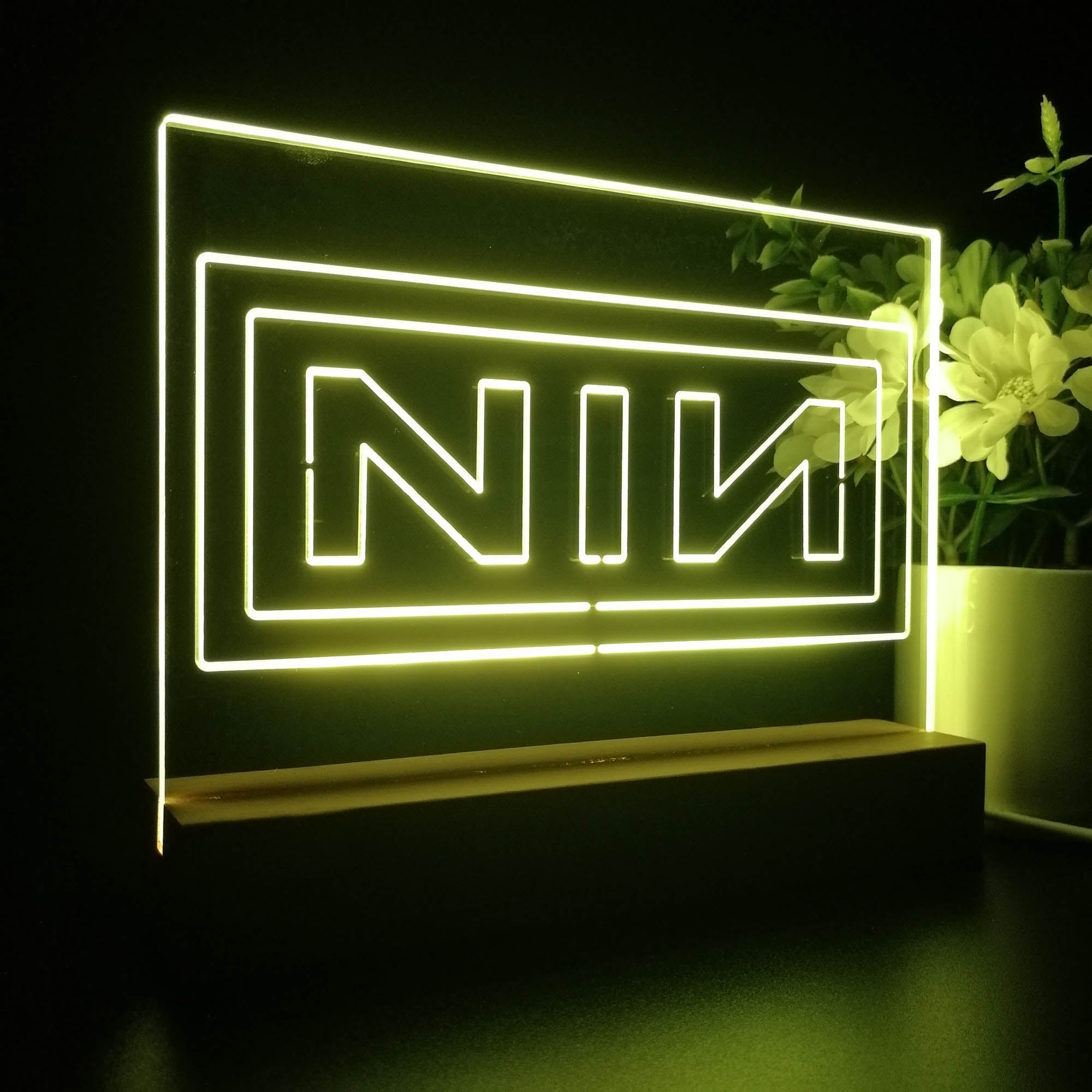 Nine Inch Nail Band 3D LED Illusion Night Light