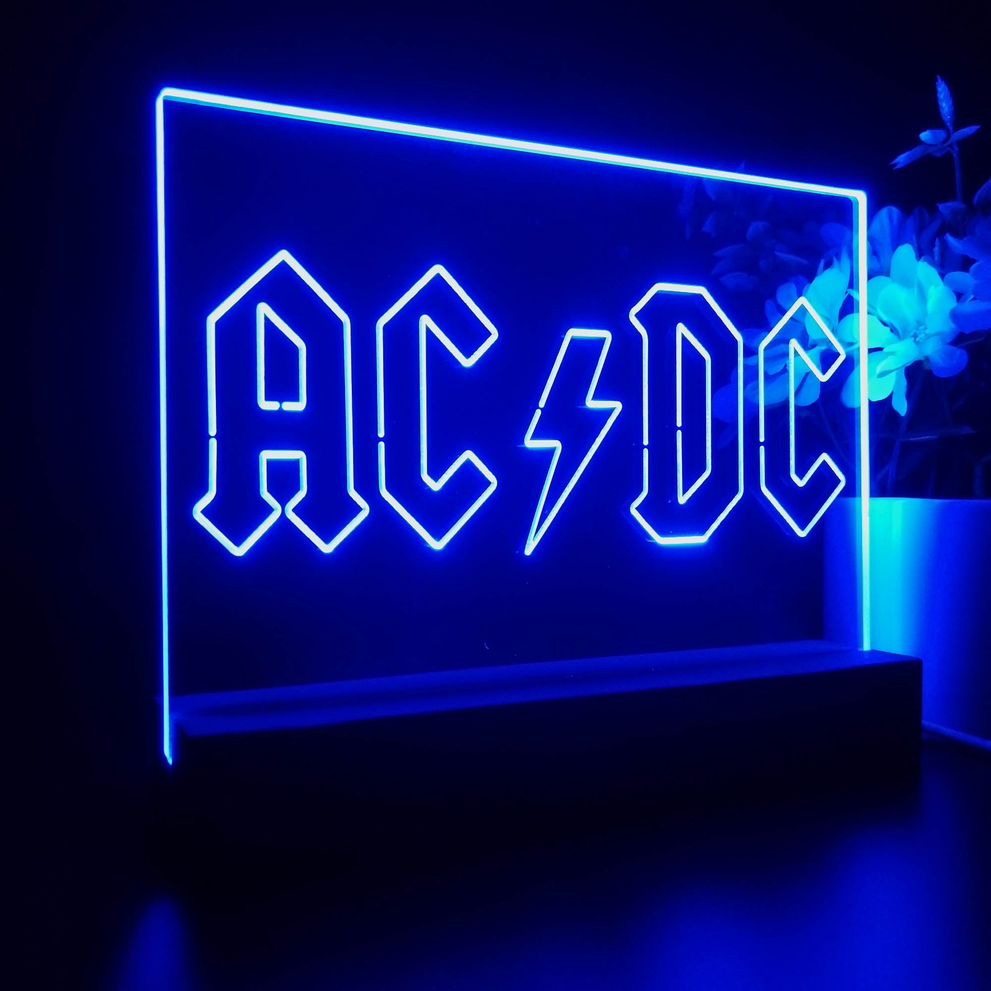 ACDC Band Music 3D LED Illusion Night Light