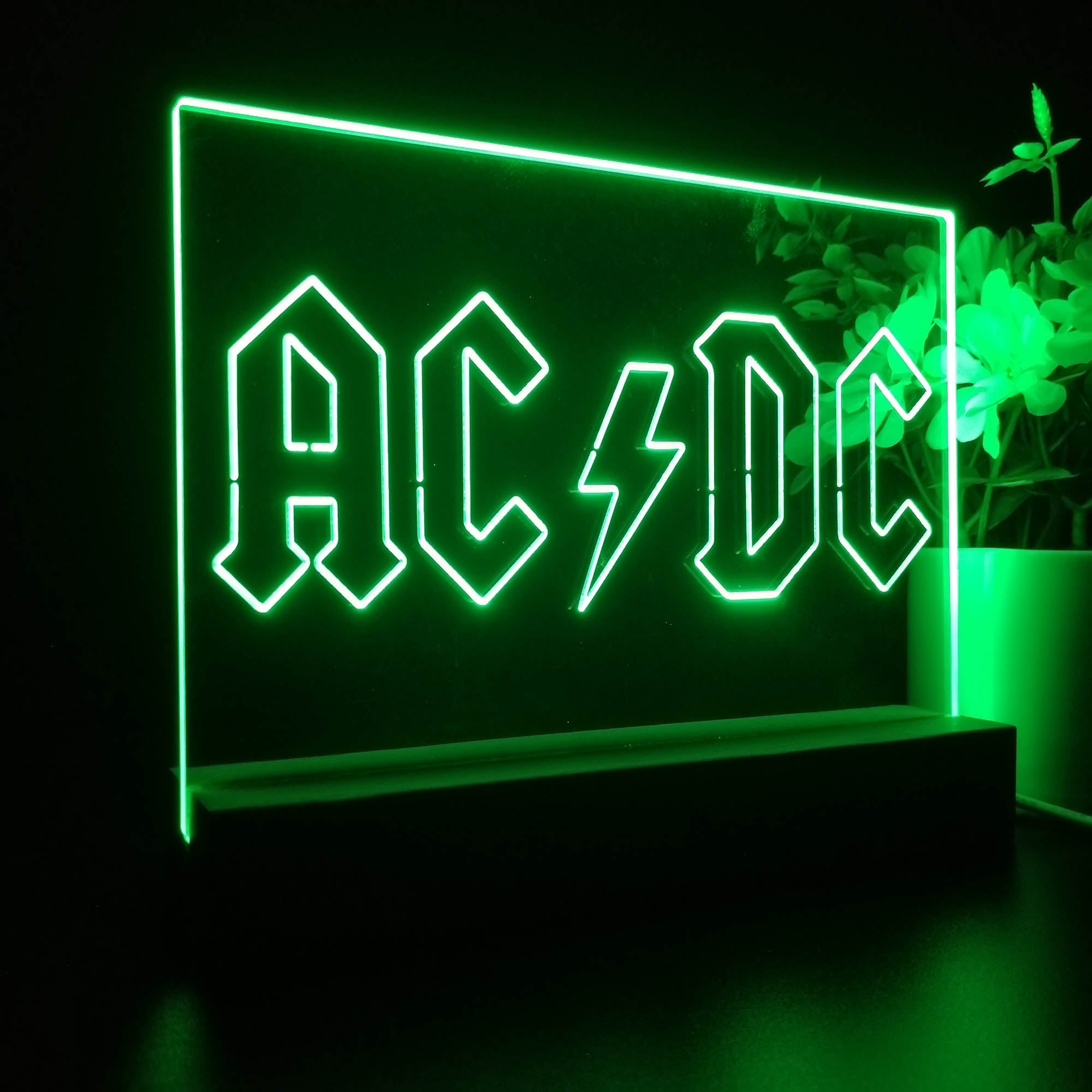 ACDC Band Music 3D LED Illusion Night Light