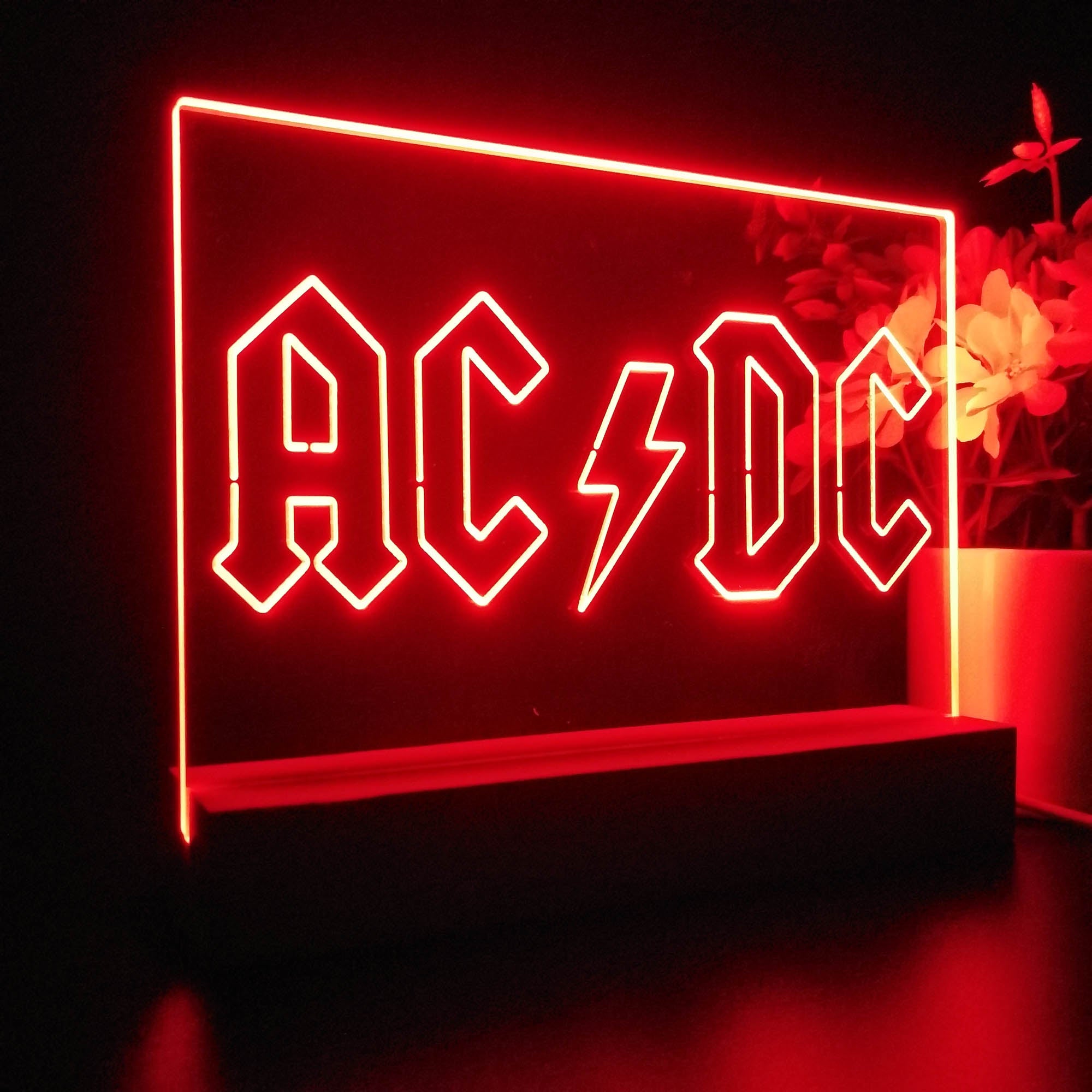 ACDC Band Music 3D LED Illusion Night Light