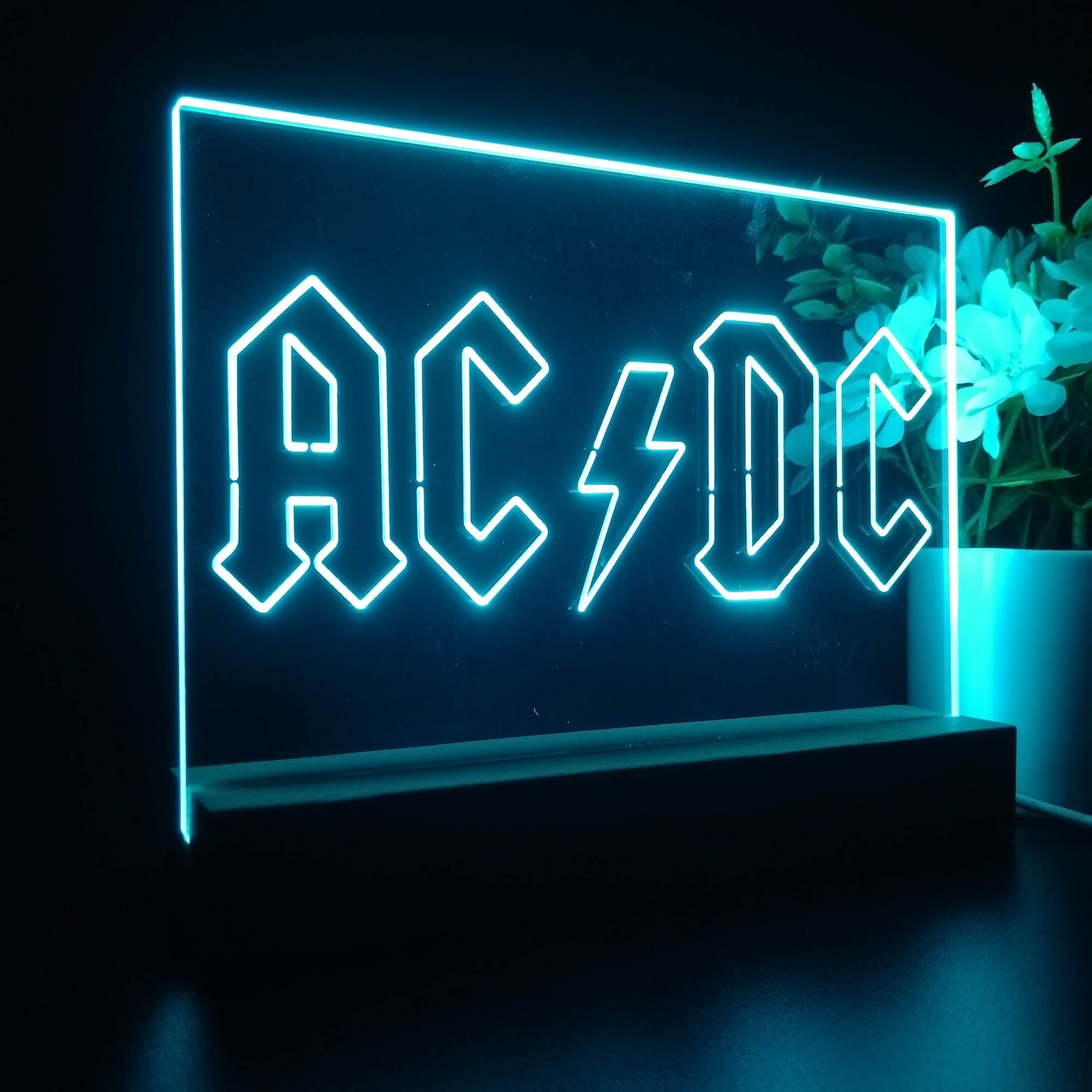 ACDC Band Music 3D LED Illusion Night Light