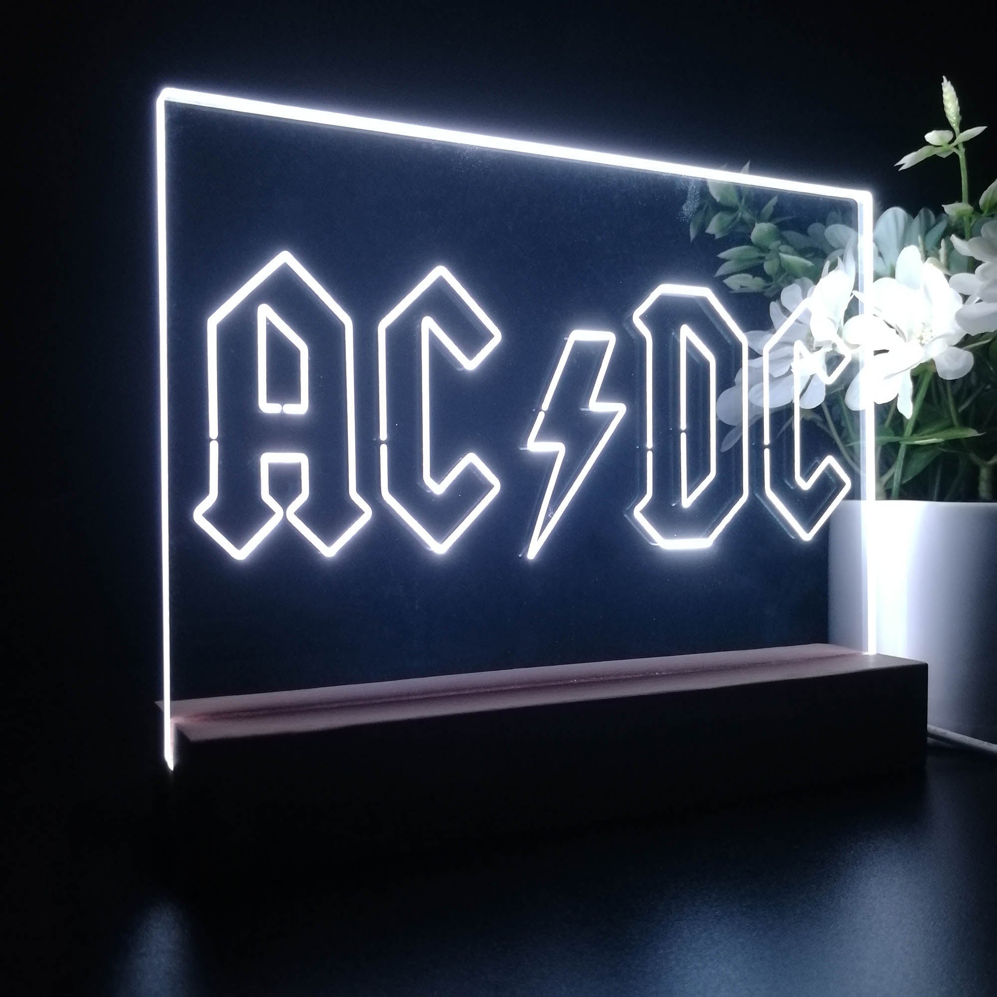 ACDC Band Music 3D LED Illusion Night Light